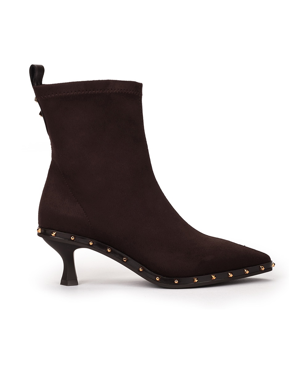 Pedro Miralles - Botines de mujer de punta fina con tachuelas.