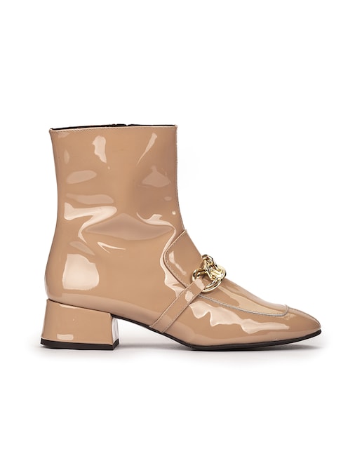 Imagen 0 de Botines de mujer de charol con adorno