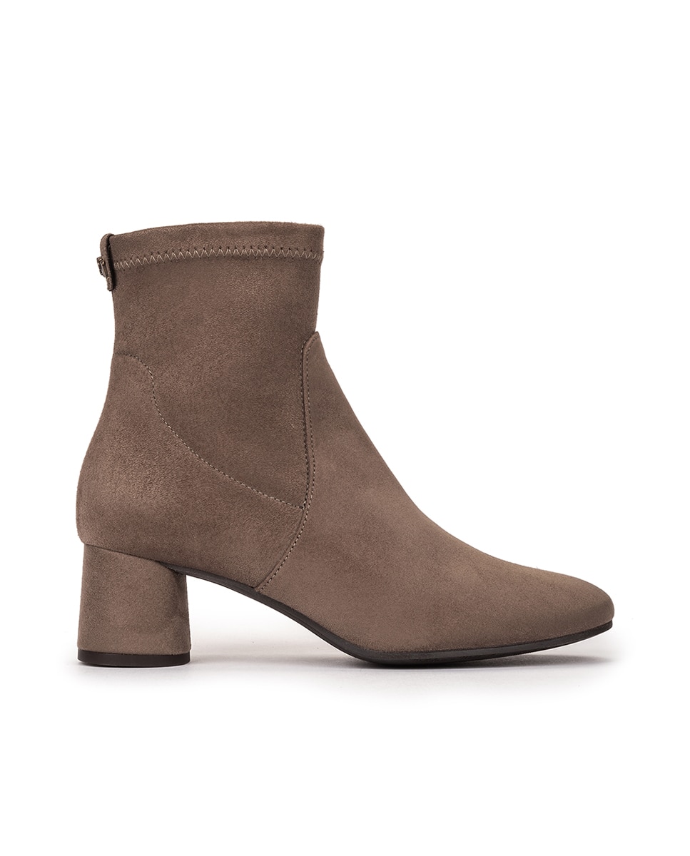 Pedro Miralles - Botines de tacón de mujer de tejido elástico.