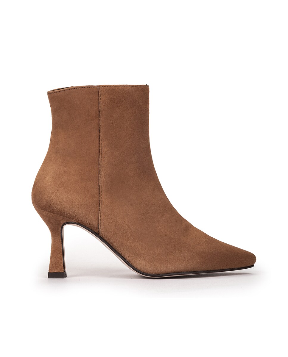 Botines Tacon Fino Botines Puntera Afilada Botín De Tacón Fino Exe