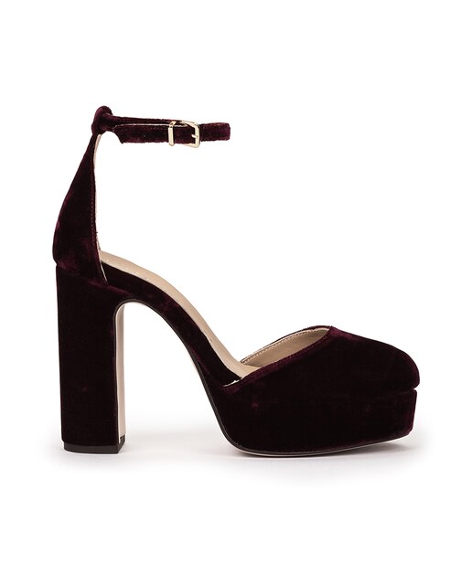 Imagen 0 de Zapatos de salón de mujer con pulsera y plataforma.