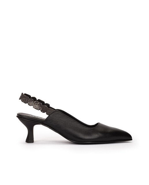 Imagen 0 de Zapatos de salón de mujer con cinta de brillos