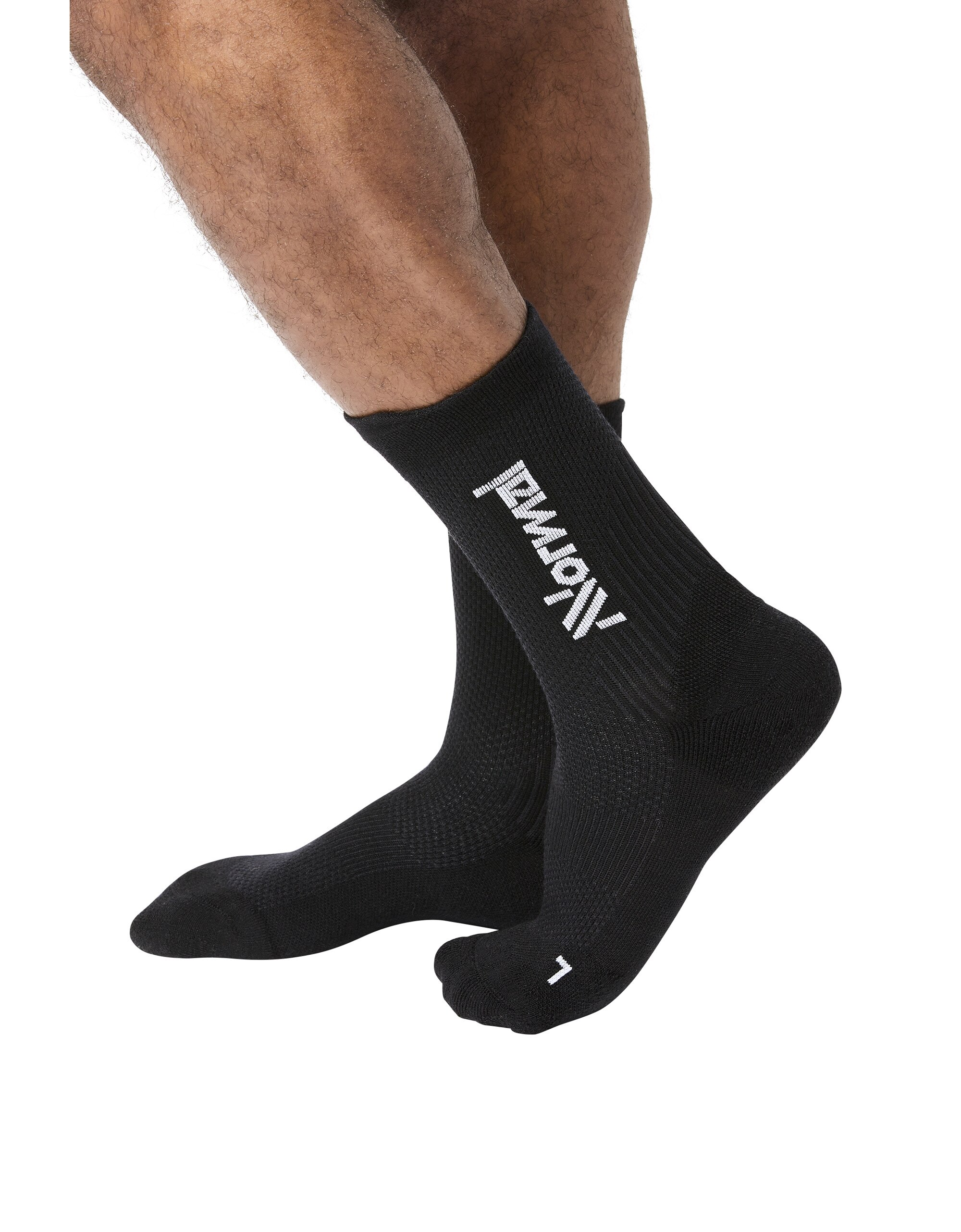 Calcetines running unisex NNORMAL - Negro Negro-4