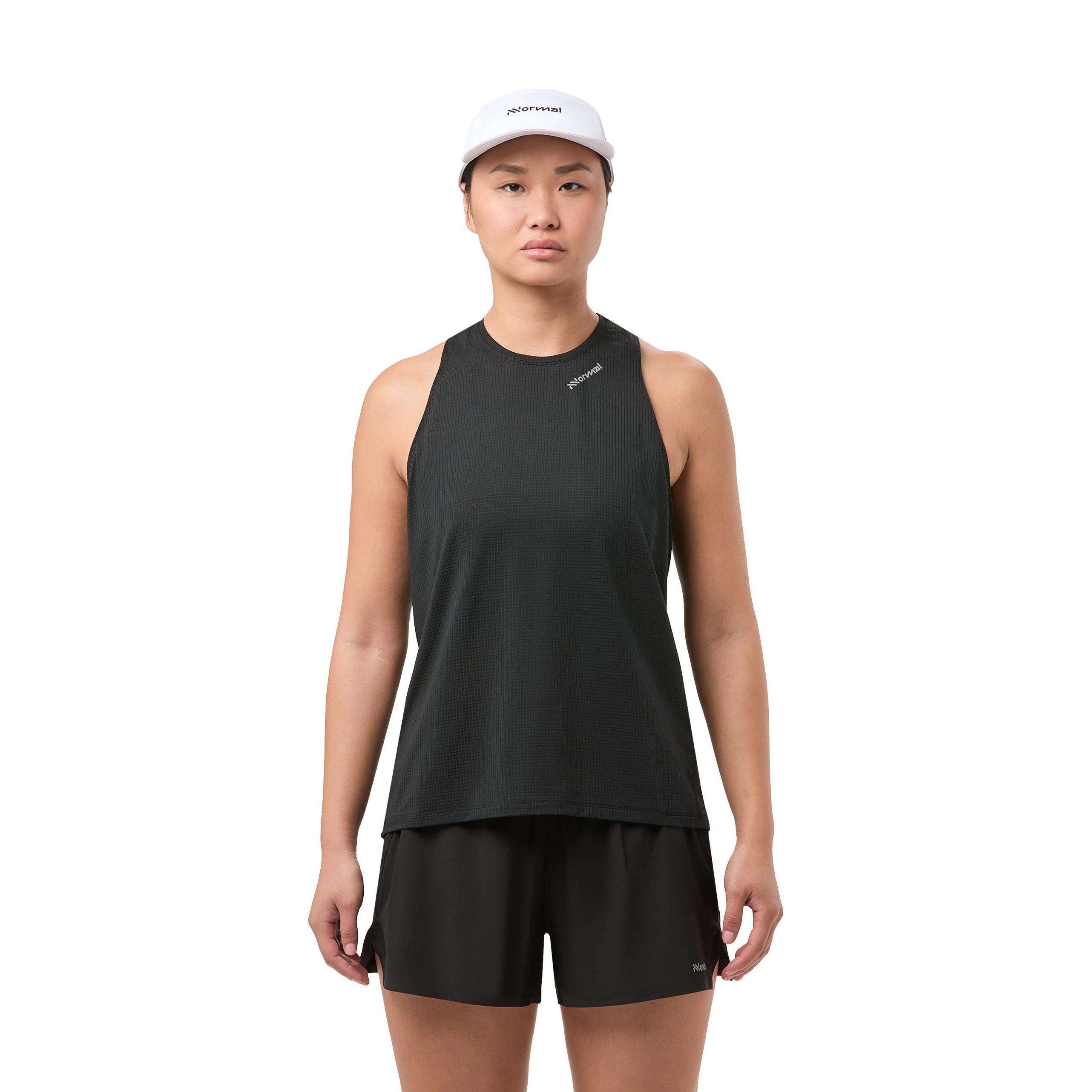 Camiseta de mujer de running NNormal - Negro Negro-4