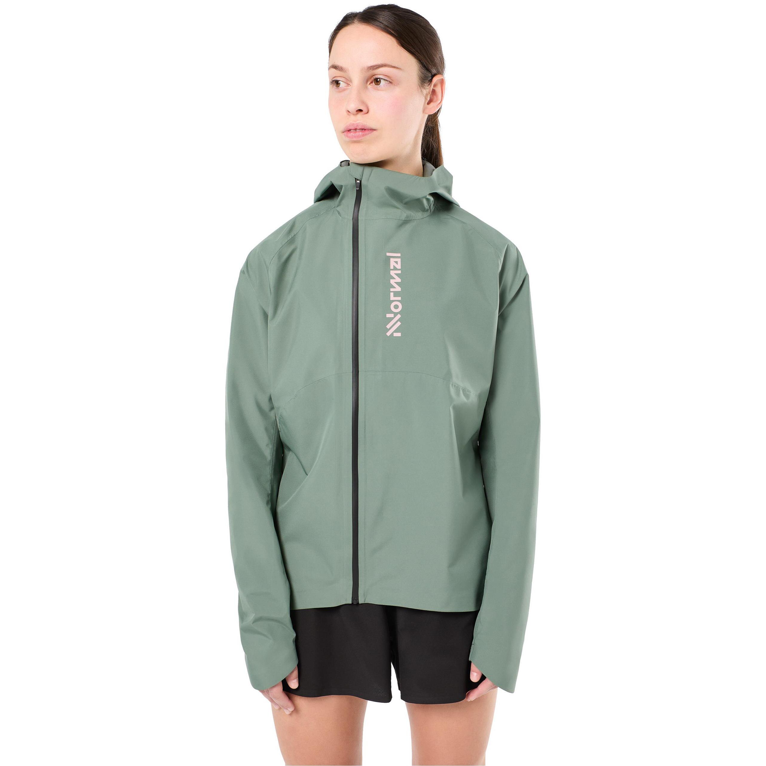 Chaqueta de mujer de running NNormal - Gris Gris-4