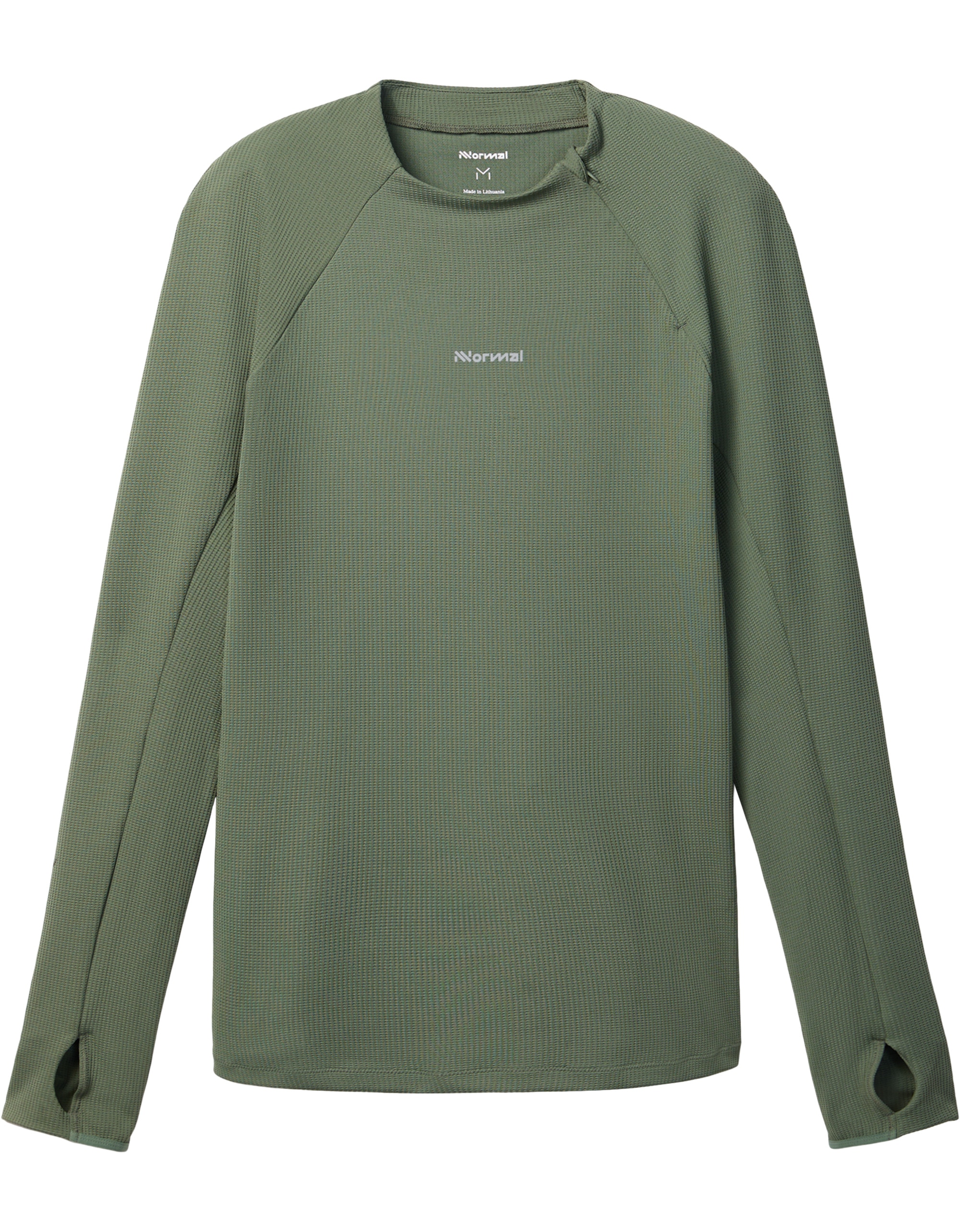 Imagen 0 de Camiseta de manga larga Trail de hombre NNormal Verde