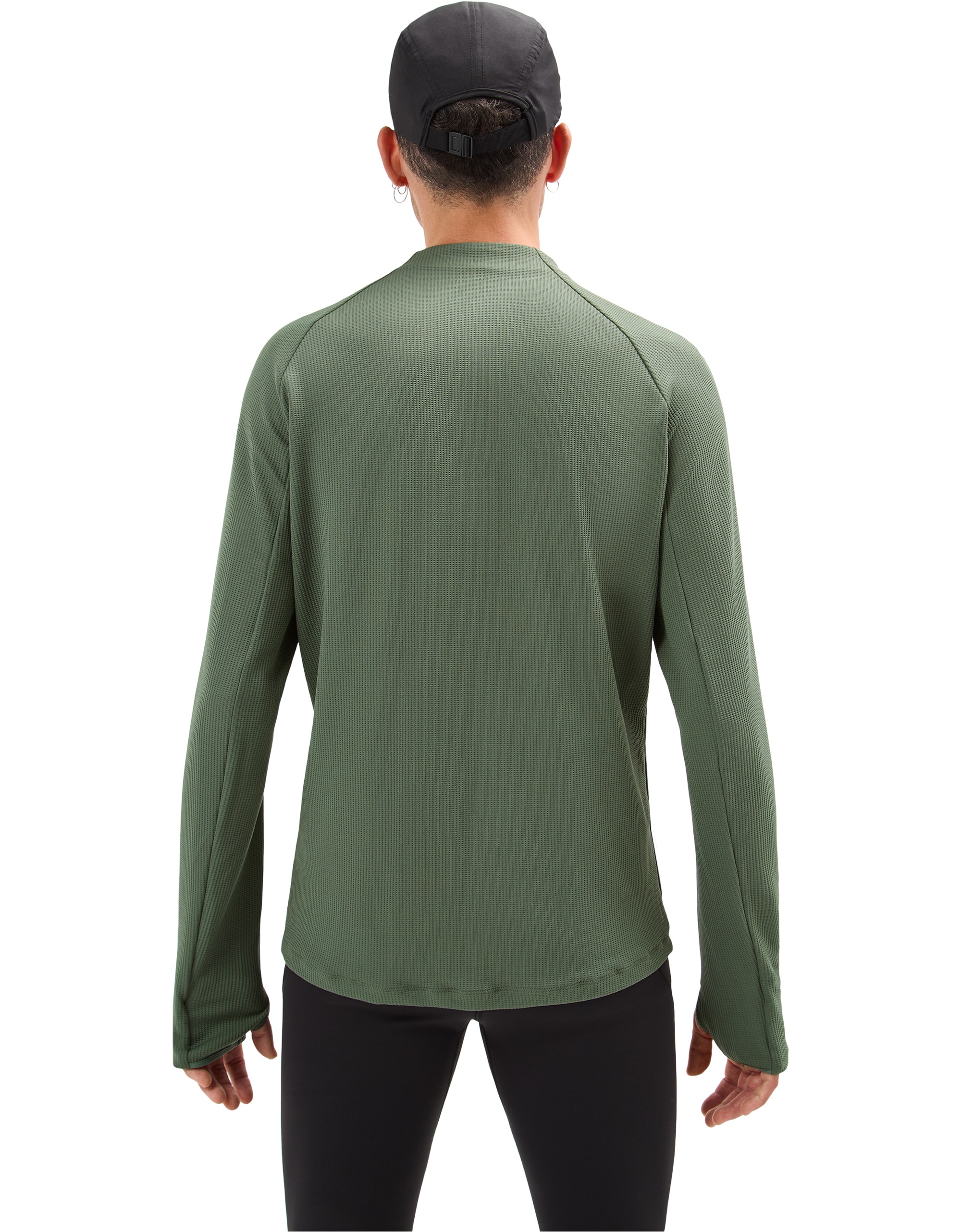 Camiseta de manga larga Trail de hombre NNormal - Verde Verde-4