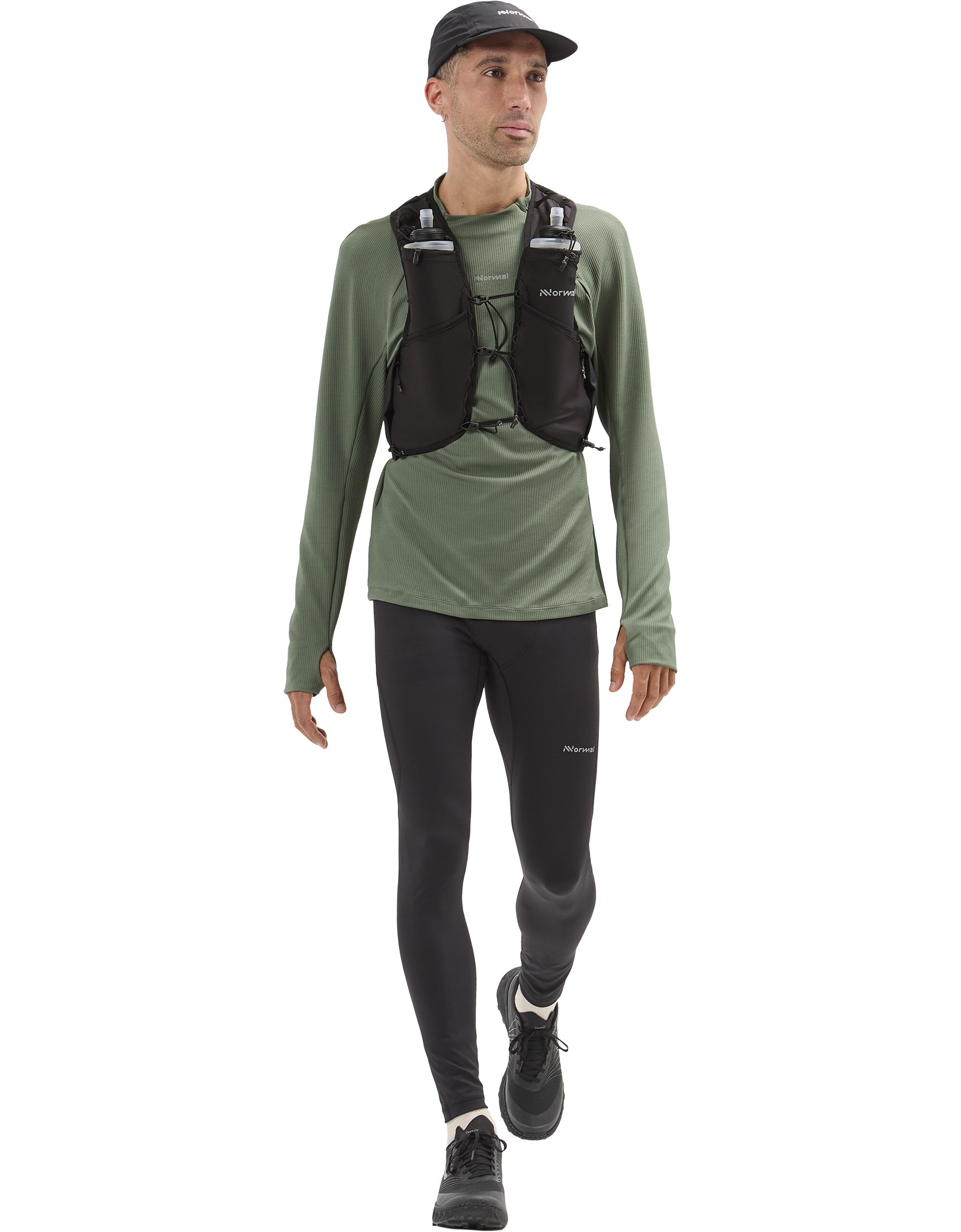 Malla Active de hombre NNormal - Negro Negro-2