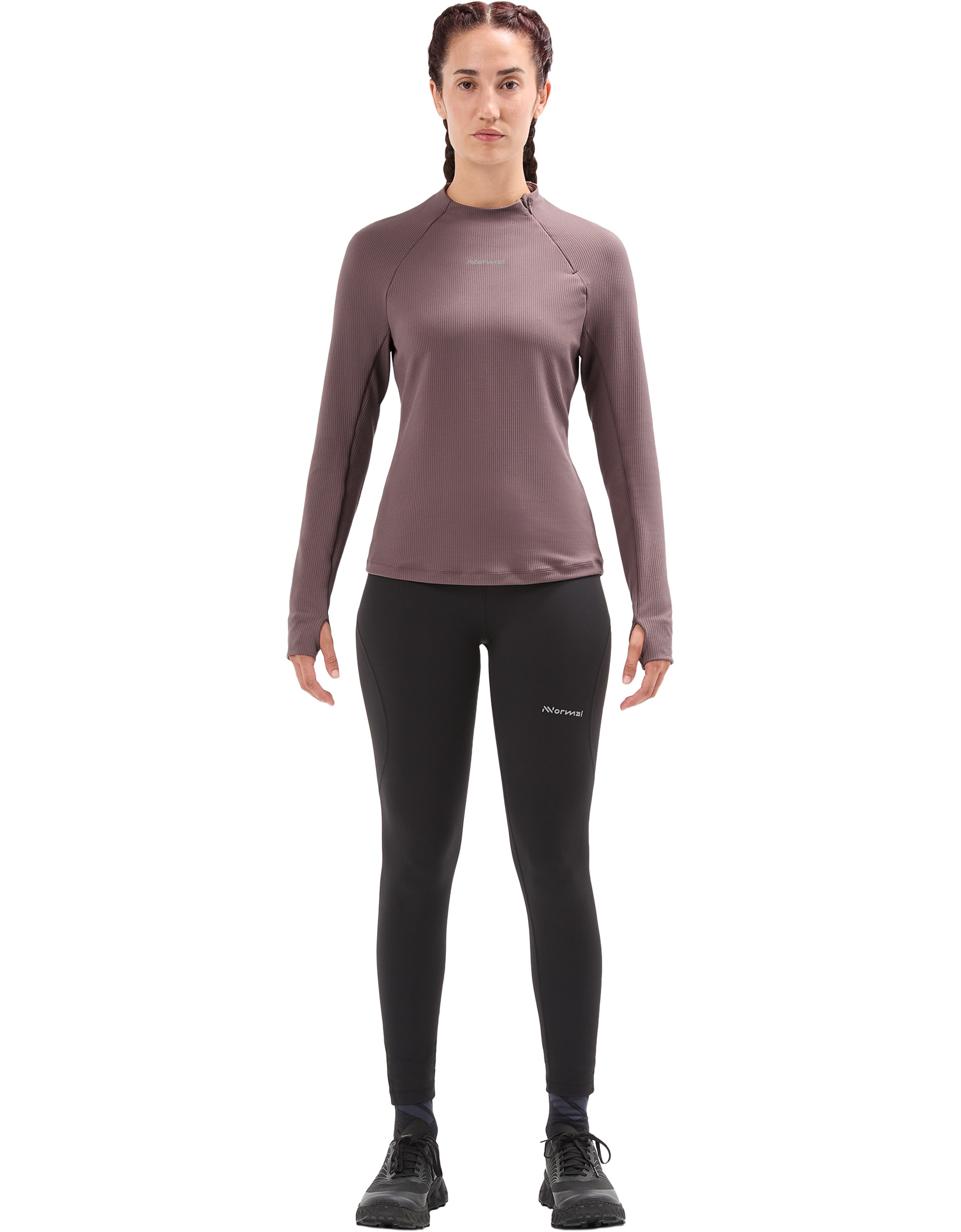 Camiseta de manga larga Trail para mujer de NNormal - Morado Morado-2