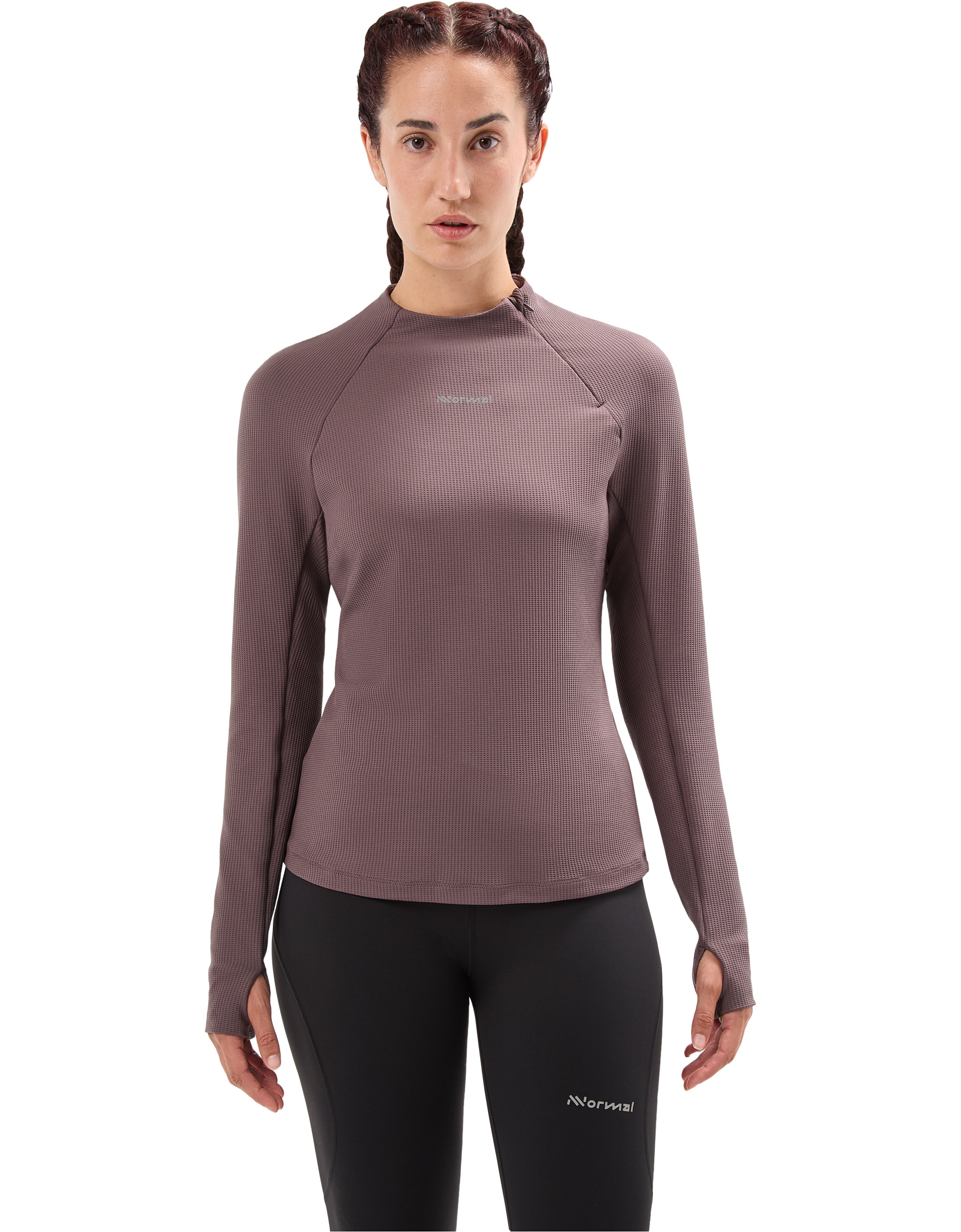 Camiseta de manga larga Trail para mujer de NNormal - Morado Morado-3