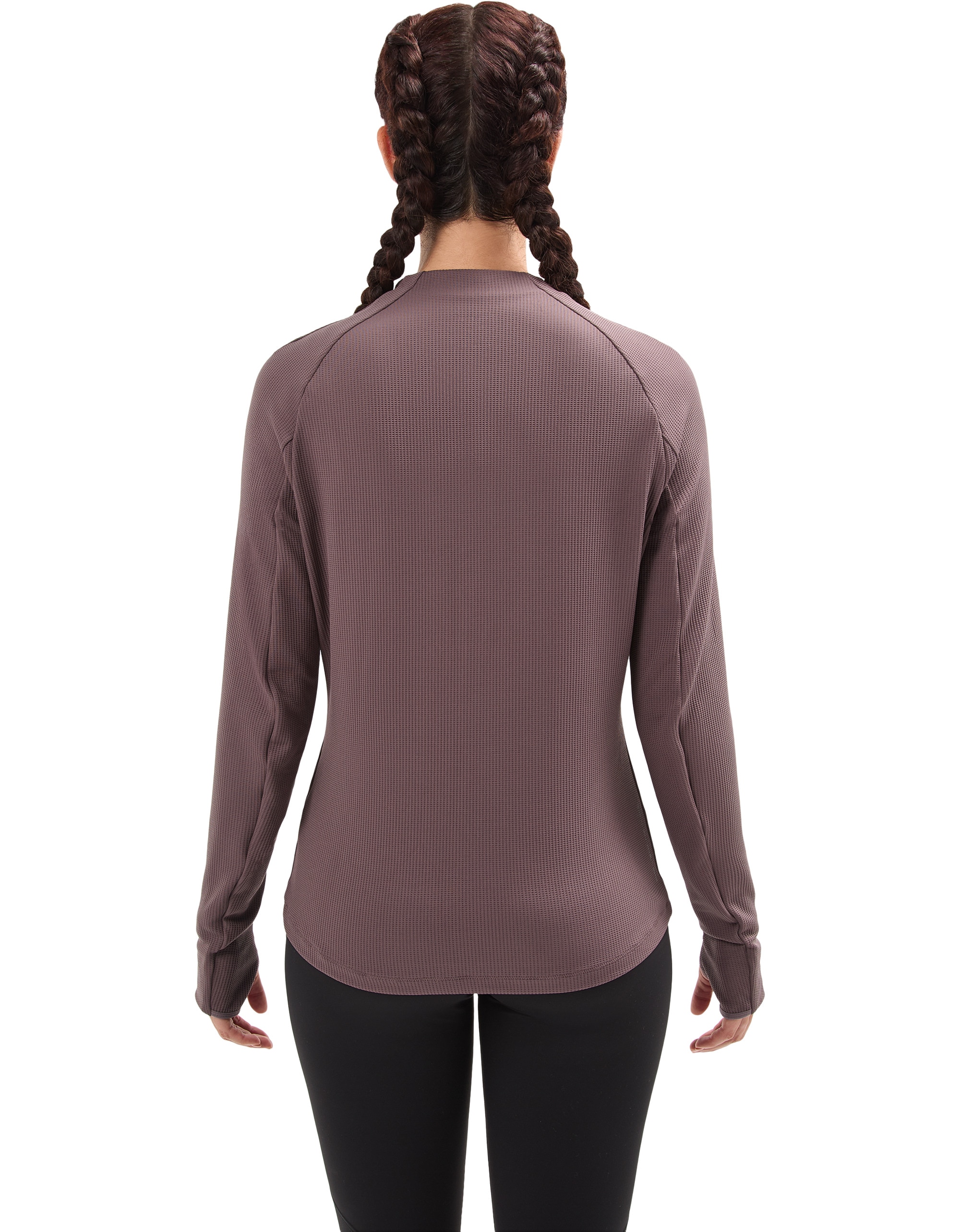 Camiseta de manga larga Trail para mujer de NNormal - Morado Morado-4
