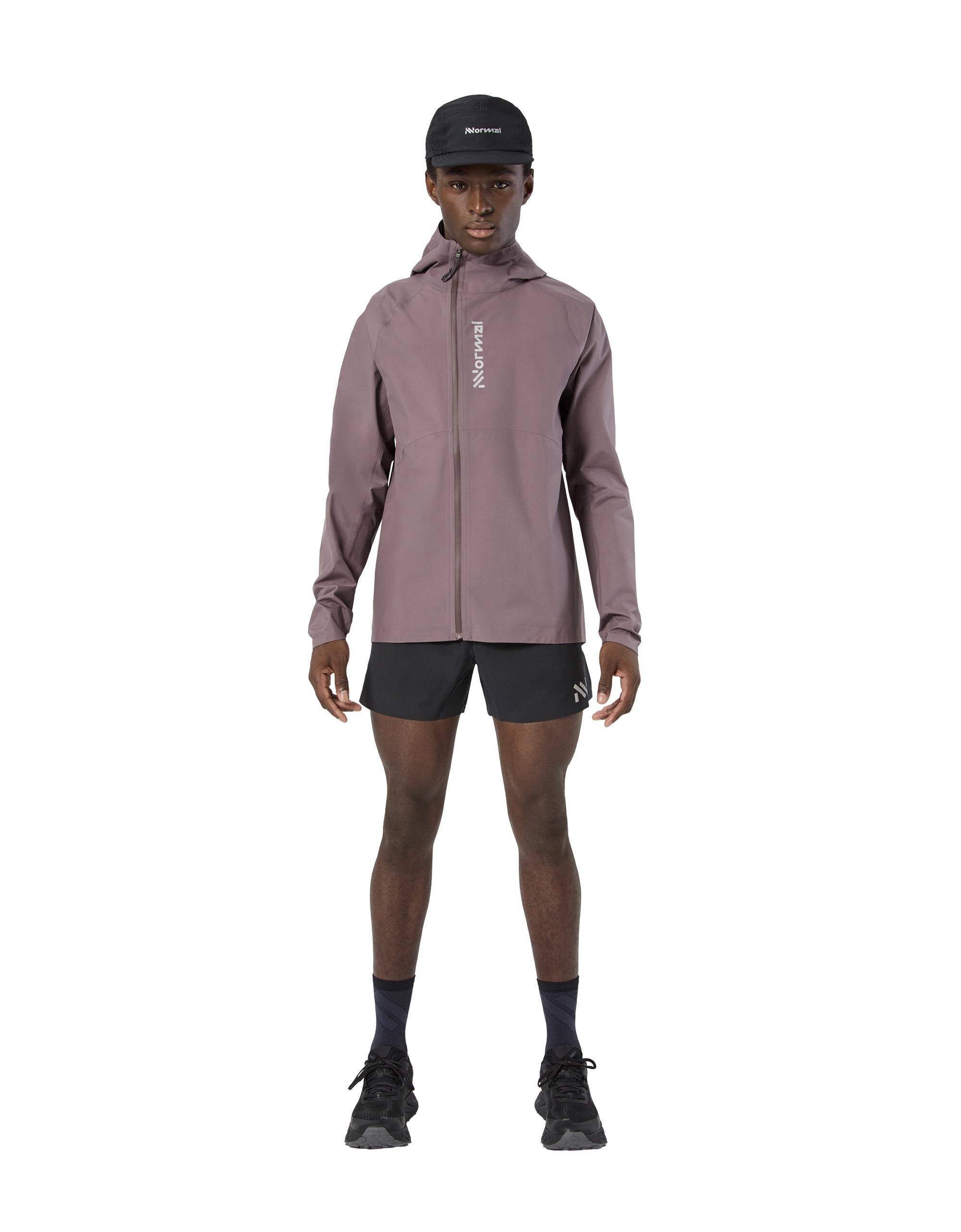 Chaqueta de trail de hombre impermeable NNormal - Gris Gris-3