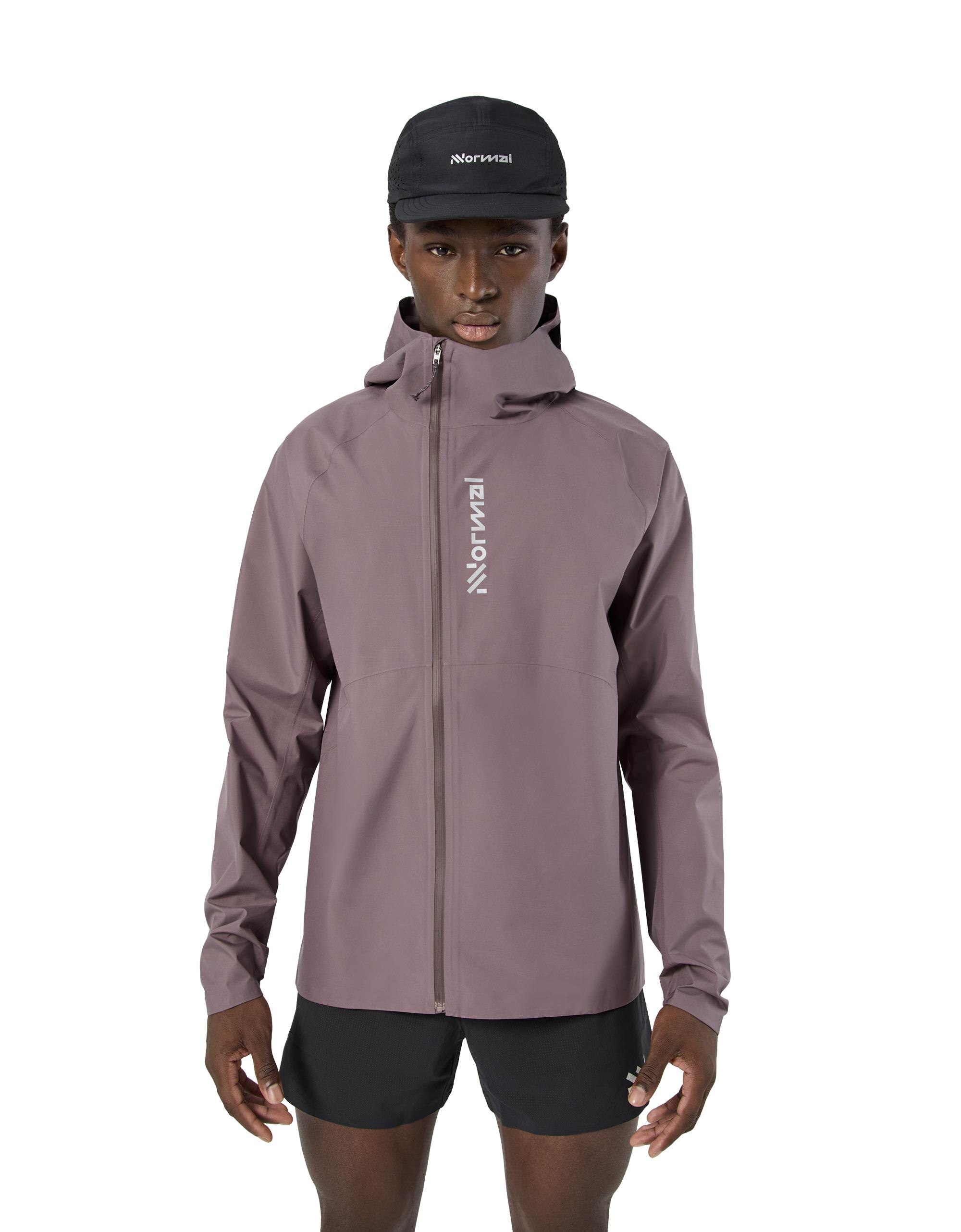 Chaqueta de trail de hombre impermeable NNormal - Gris Gris-4
