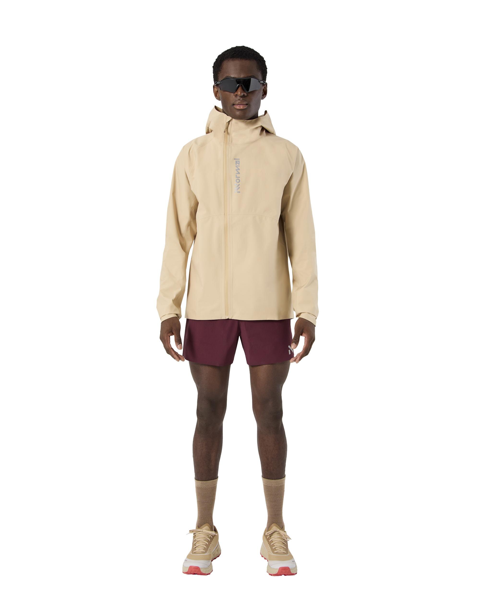 Chaqueta de trail de hombre impermeable NNormal - Beige Beige-3