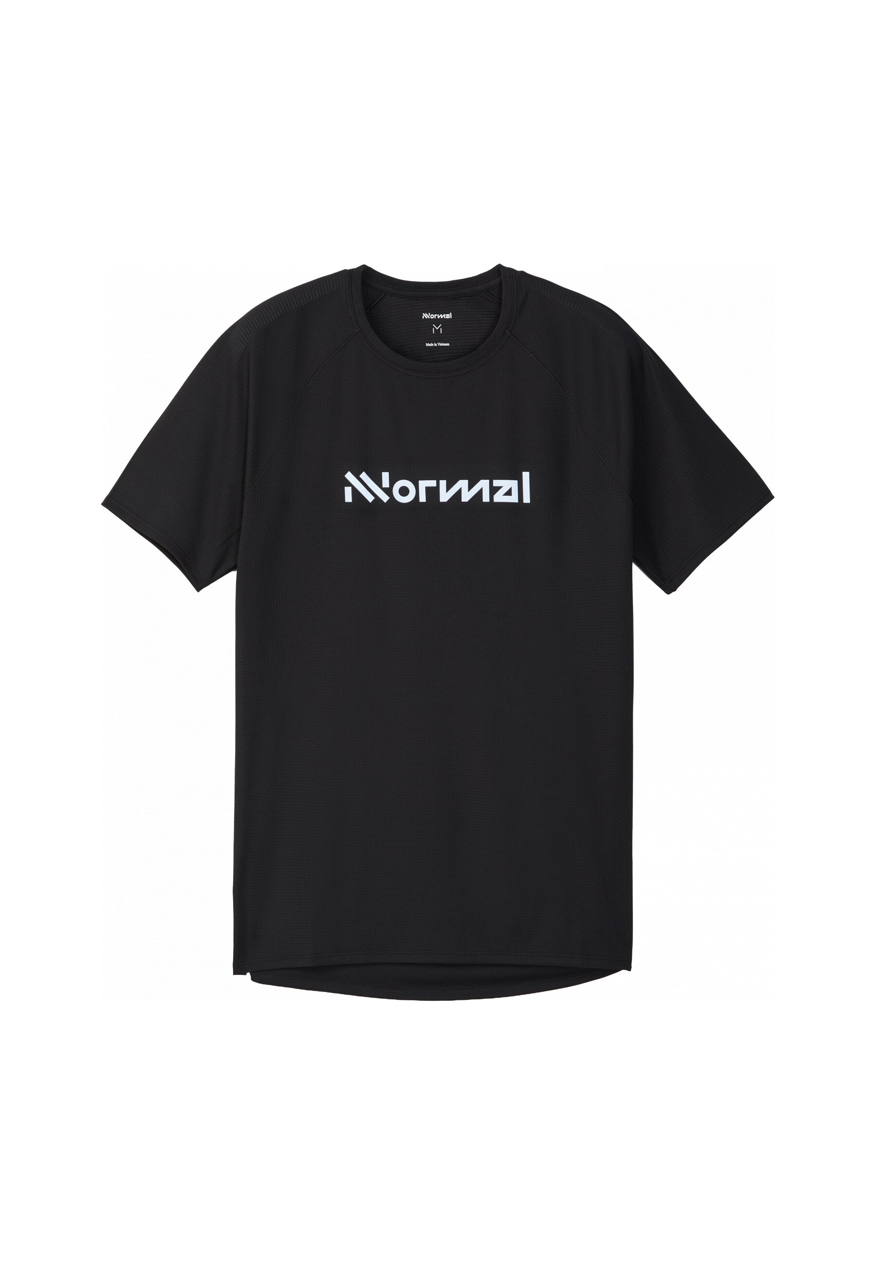 Camiseta de running de hombre de manga corta NNormal - Negro Negro-1