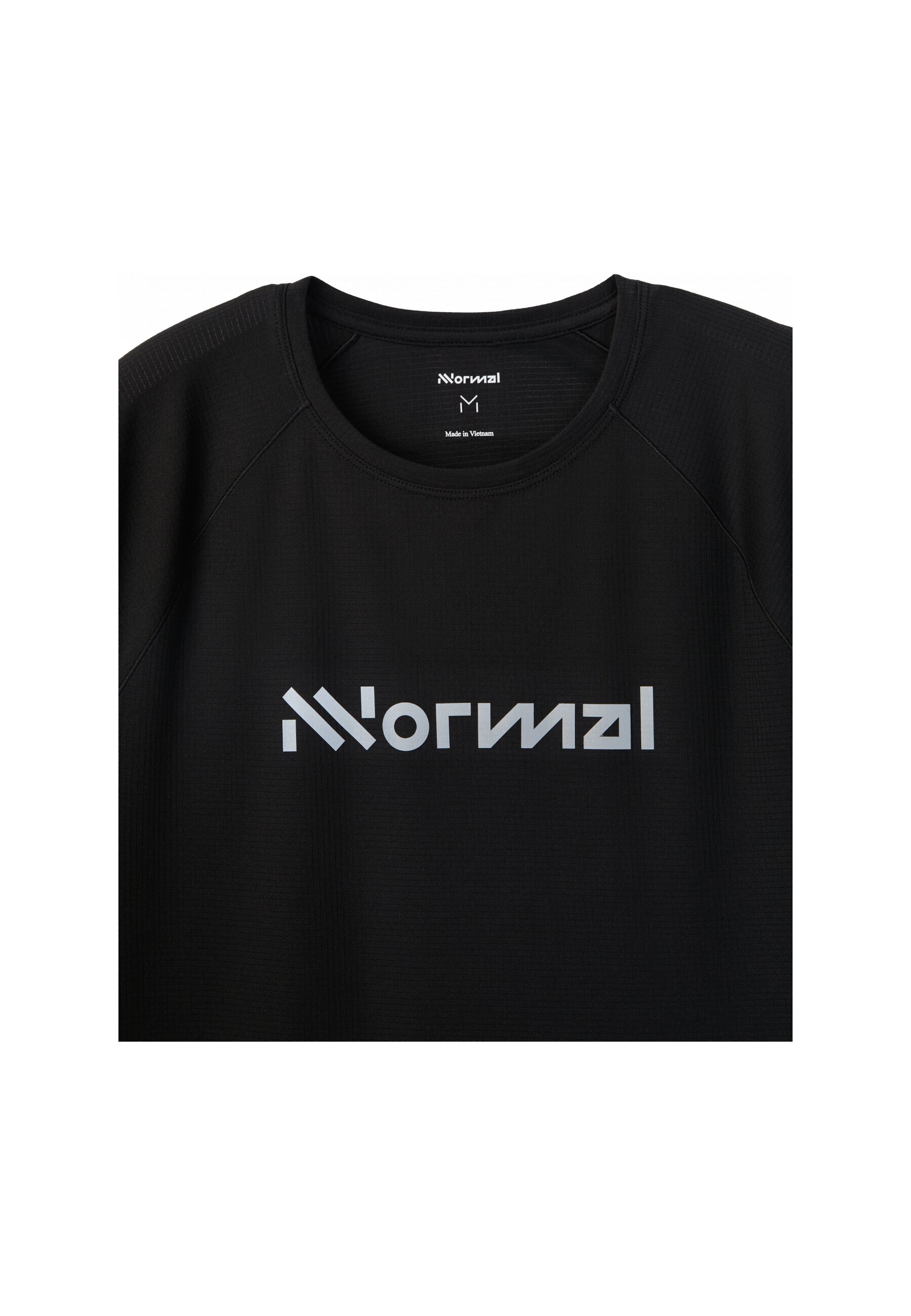 Camiseta de running de hombre de manga corta NNormal - Negro Negro-5