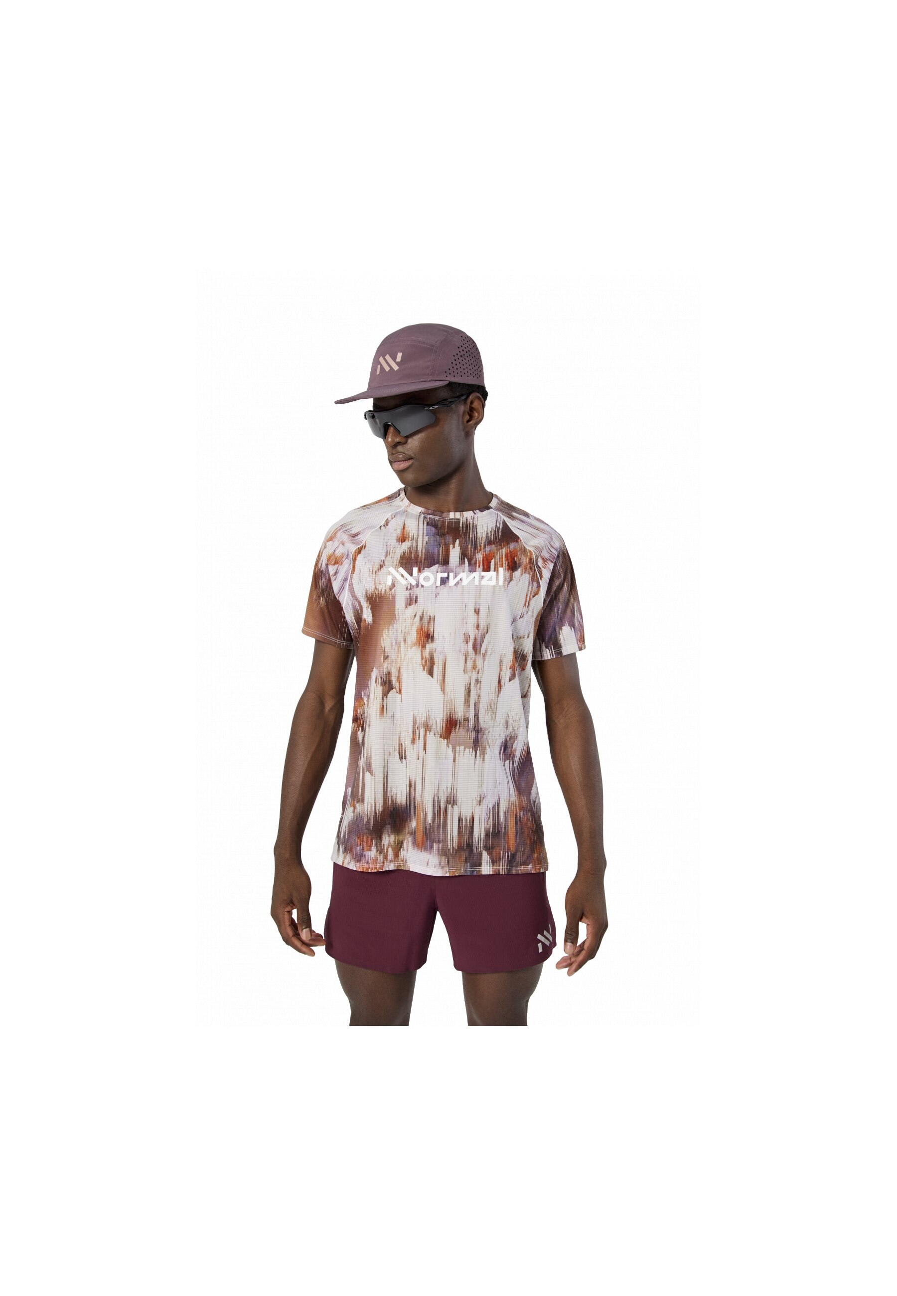 Camiseta de running de hombre de manga corta NNormal - Marrón Marrón-4