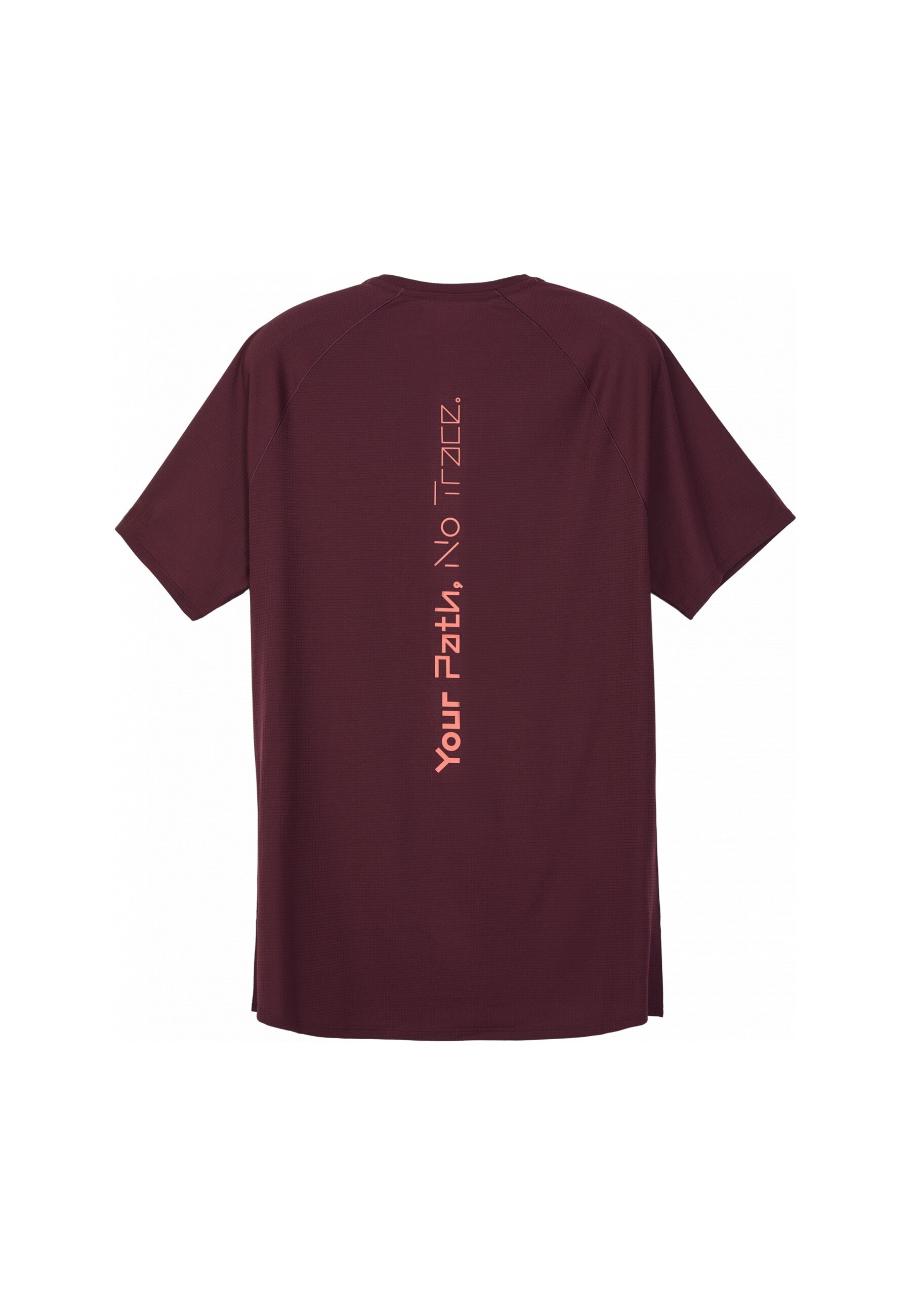 Camiseta de running de hombre de manga corta NNormal - Borgoña Borgoña-2
