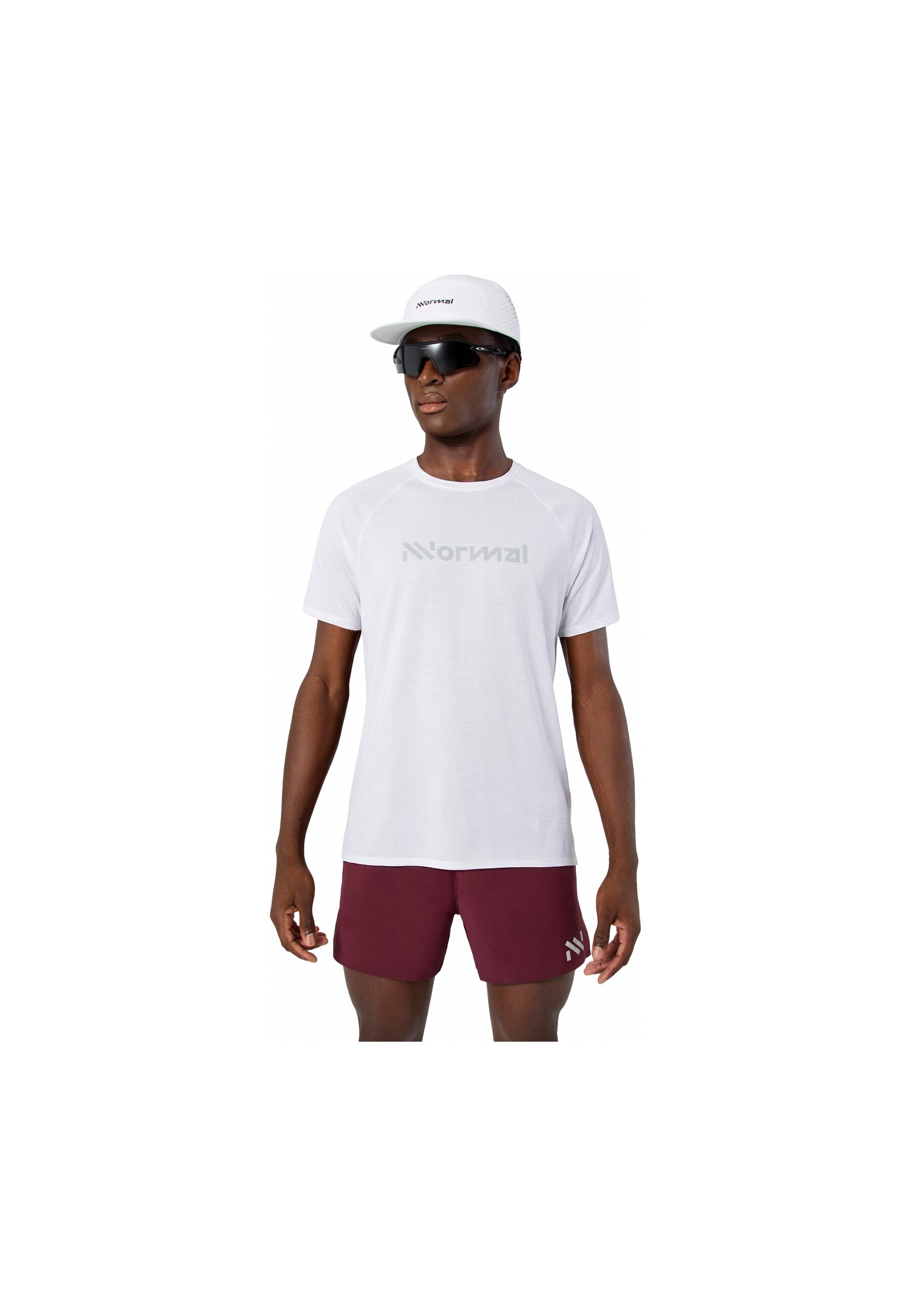 Camiseta de running de hombre de manga corta NNormal - Blanco Blanco-3