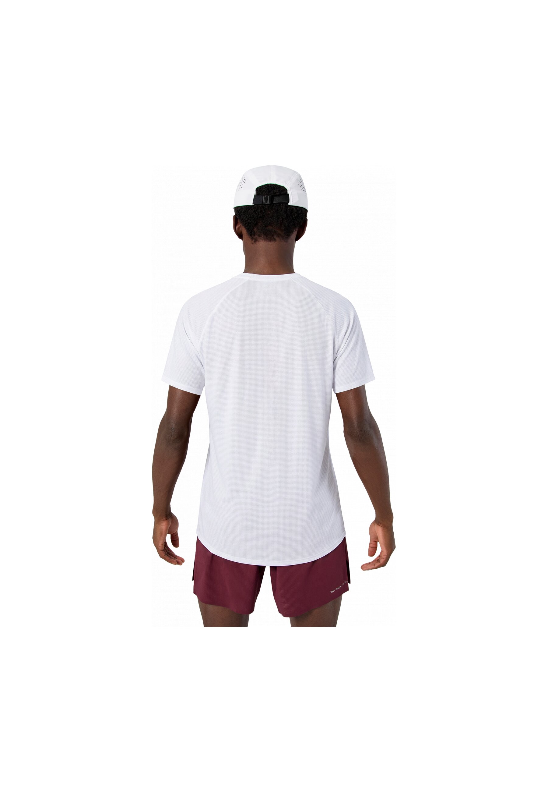 Camiseta de running de hombre de manga corta NNormal - Blanco Blanco-4