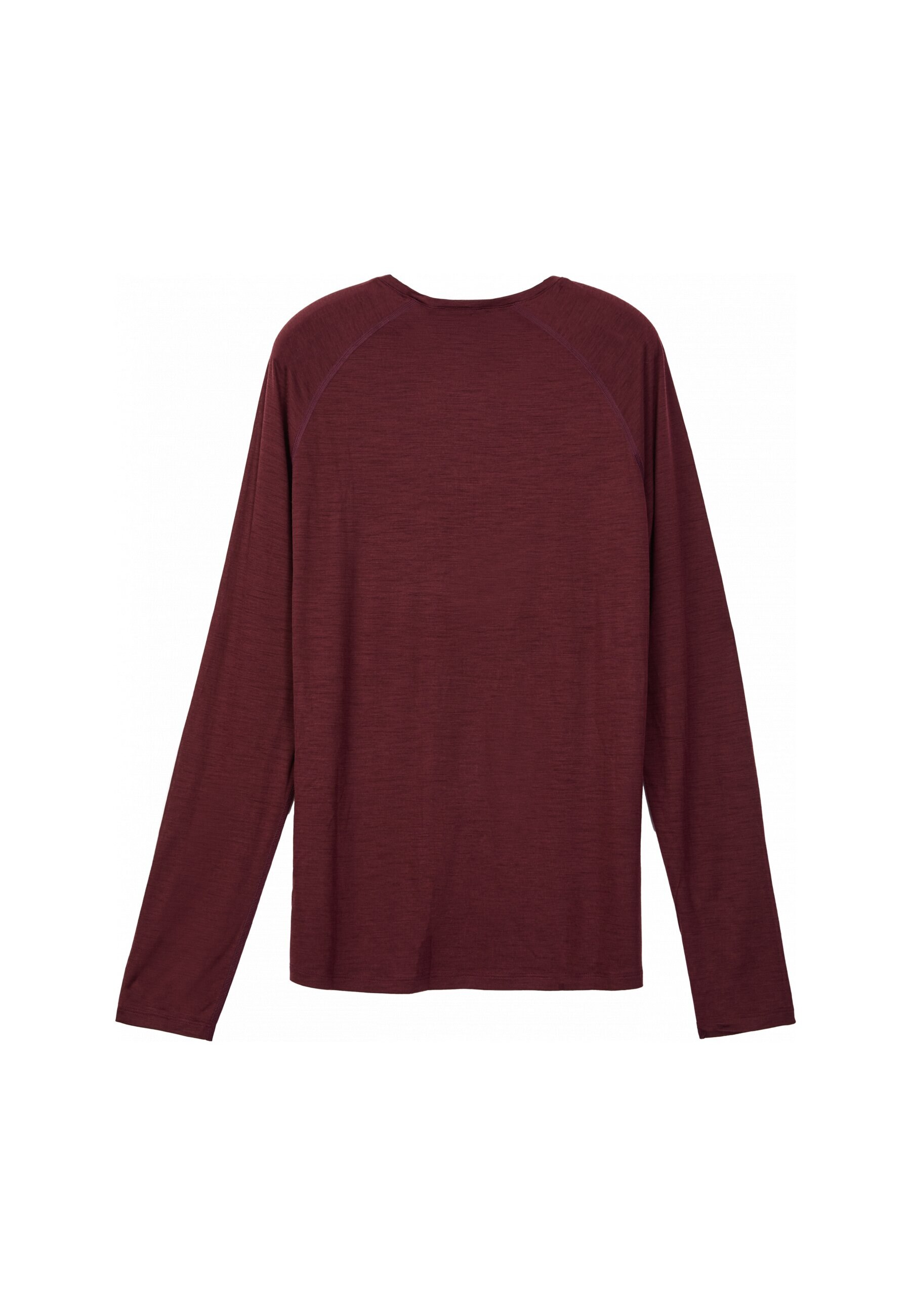 Camiseta de manga larga de hombre NNormal - Borgoña Borgoña-2