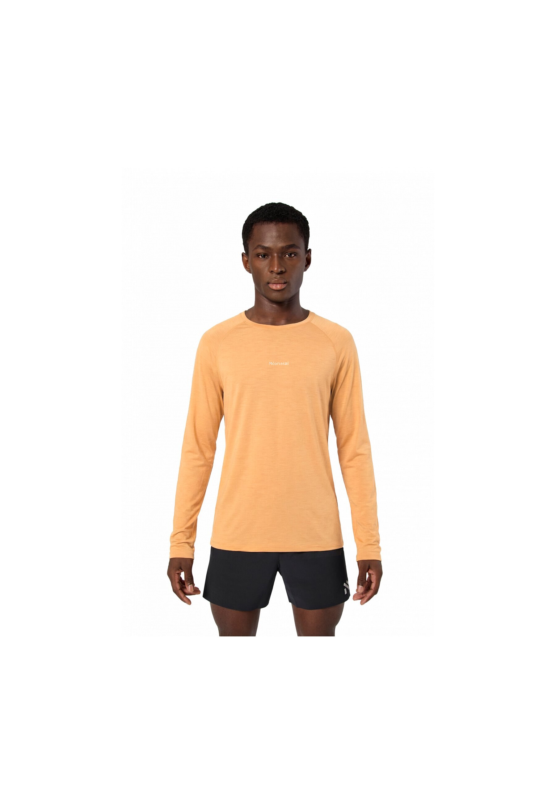 Camiseta de manga larga de hombre NNormal - Naranja Naranja-3