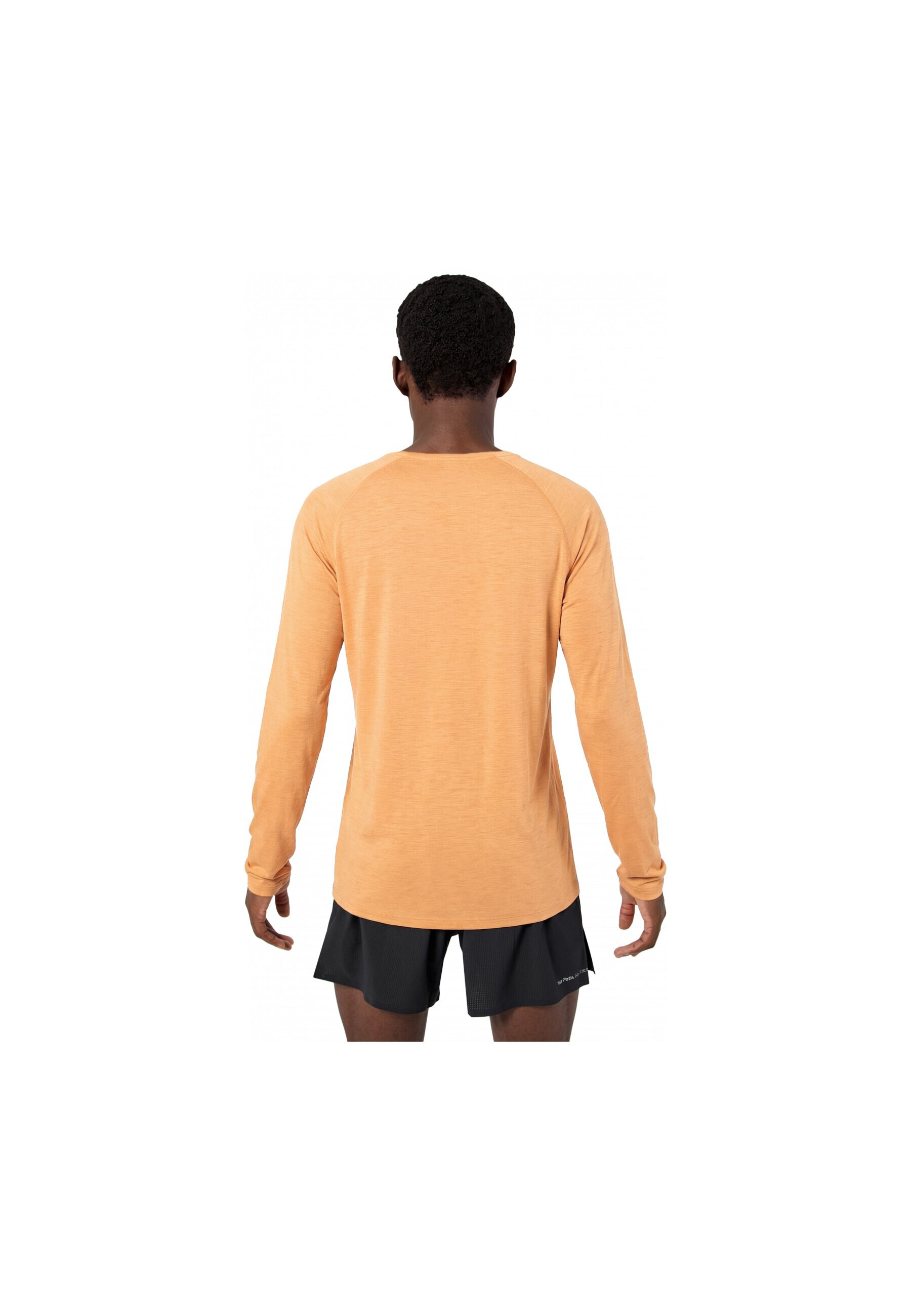 Camiseta de manga larga de hombre NNormal - Naranja Naranja-4
