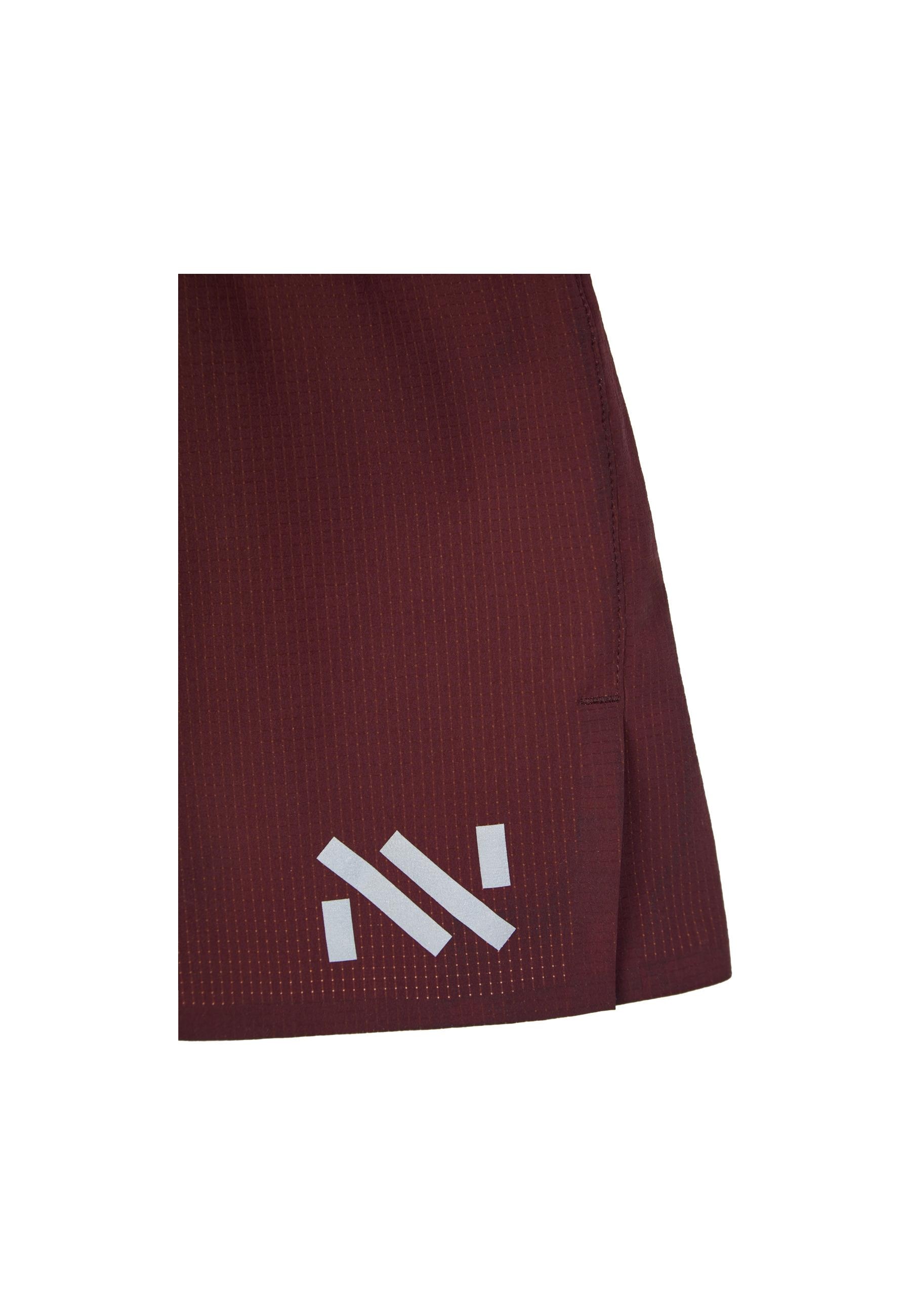 Shorts de running de hombre NNormal - Borgoña Borgoña-4