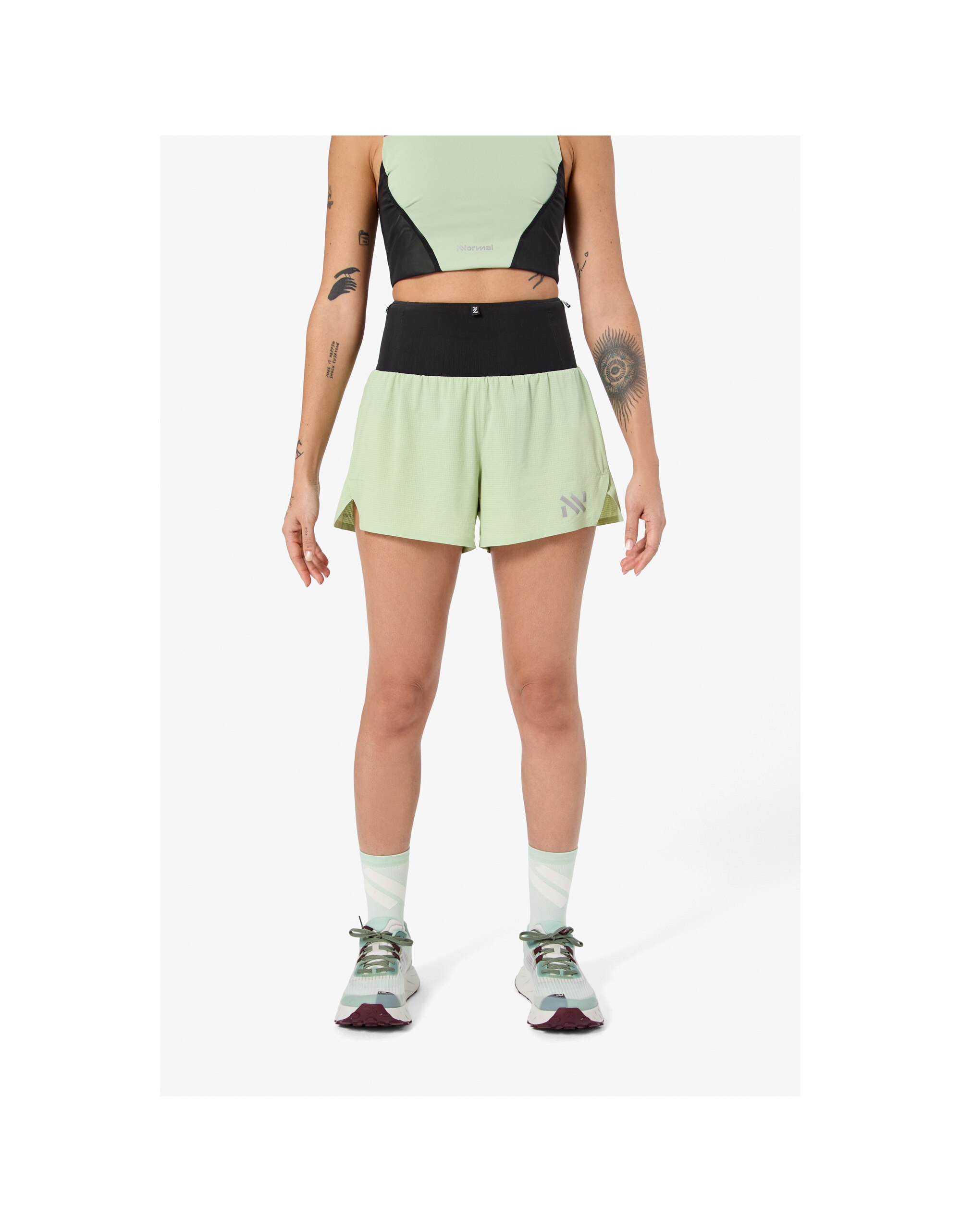 Imagen 3 de Shorts de running de mujer NNormal - Gris claro Gris claro
