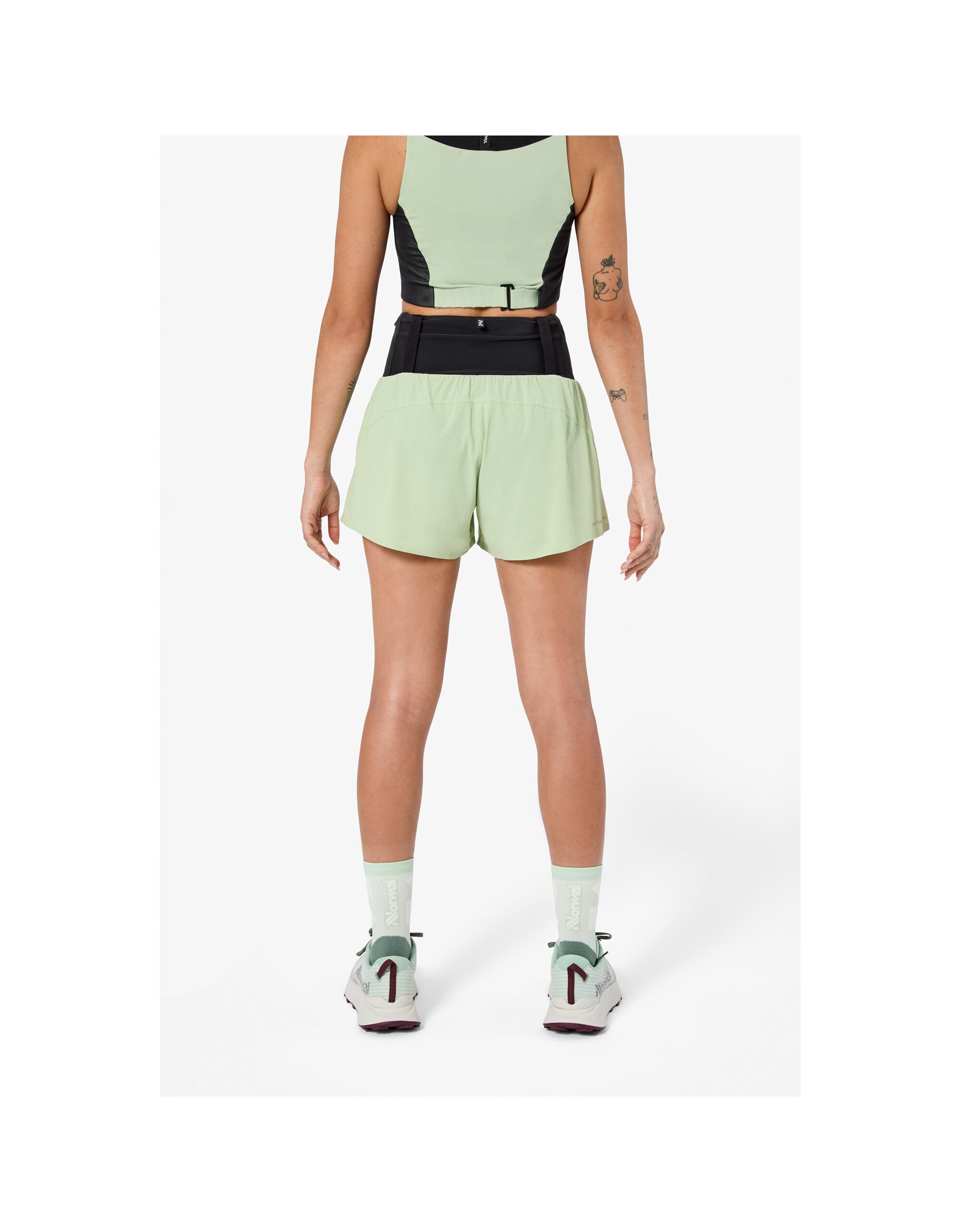 Imagen 4 de Shorts de running de mujer NNormal - Gris claro Gris claro
