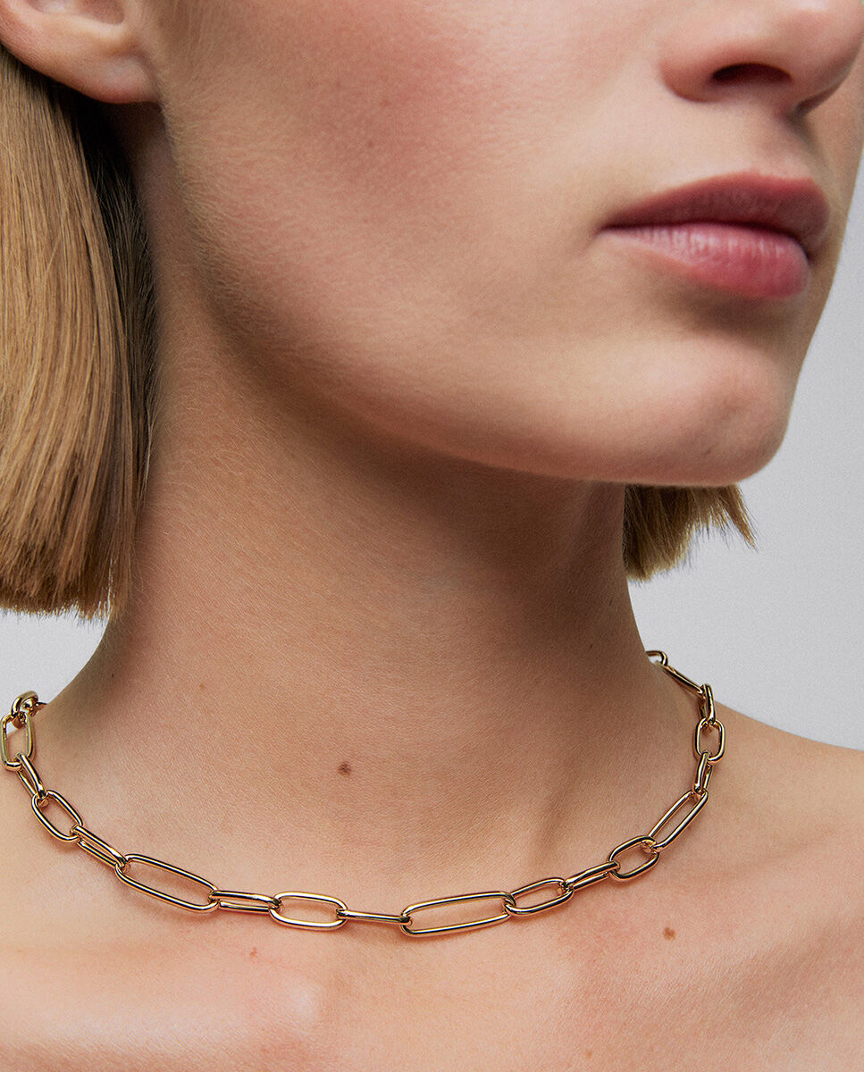 Collar eslabones mediano de - SUAREZ - Oro Oro-4