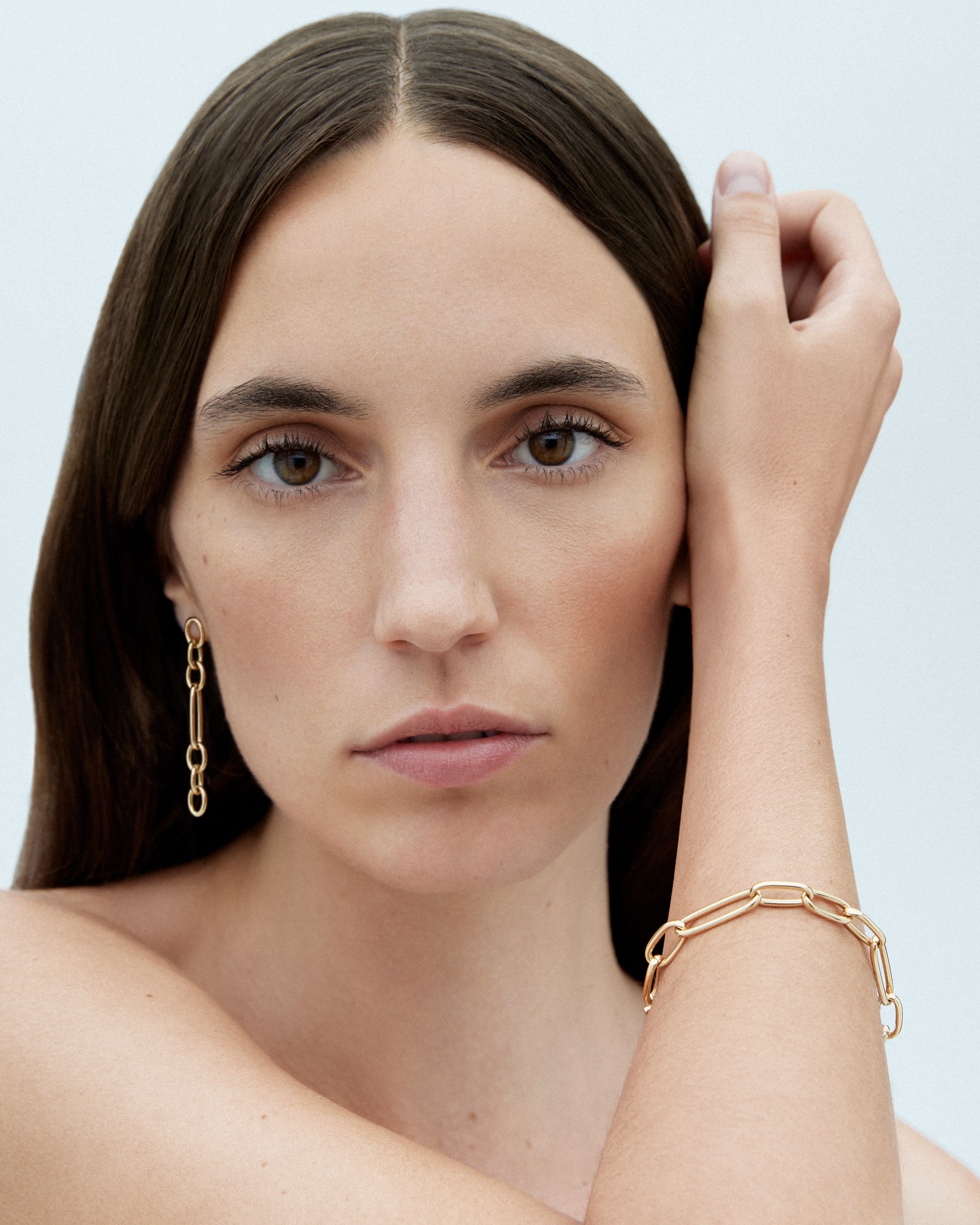 Pulsera eslabones mediana de oro amarillo de 18K - SUAREZ - Oro Oro-2