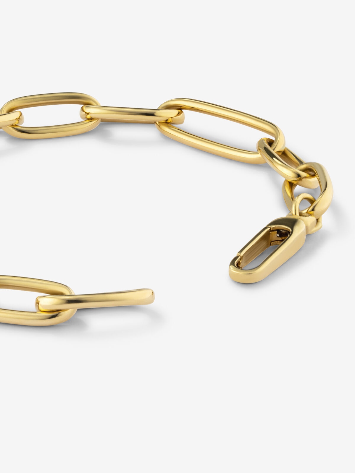 Pulsera eslabones mediana de oro amarillo de 18K - SUAREZ - Oro Oro-4