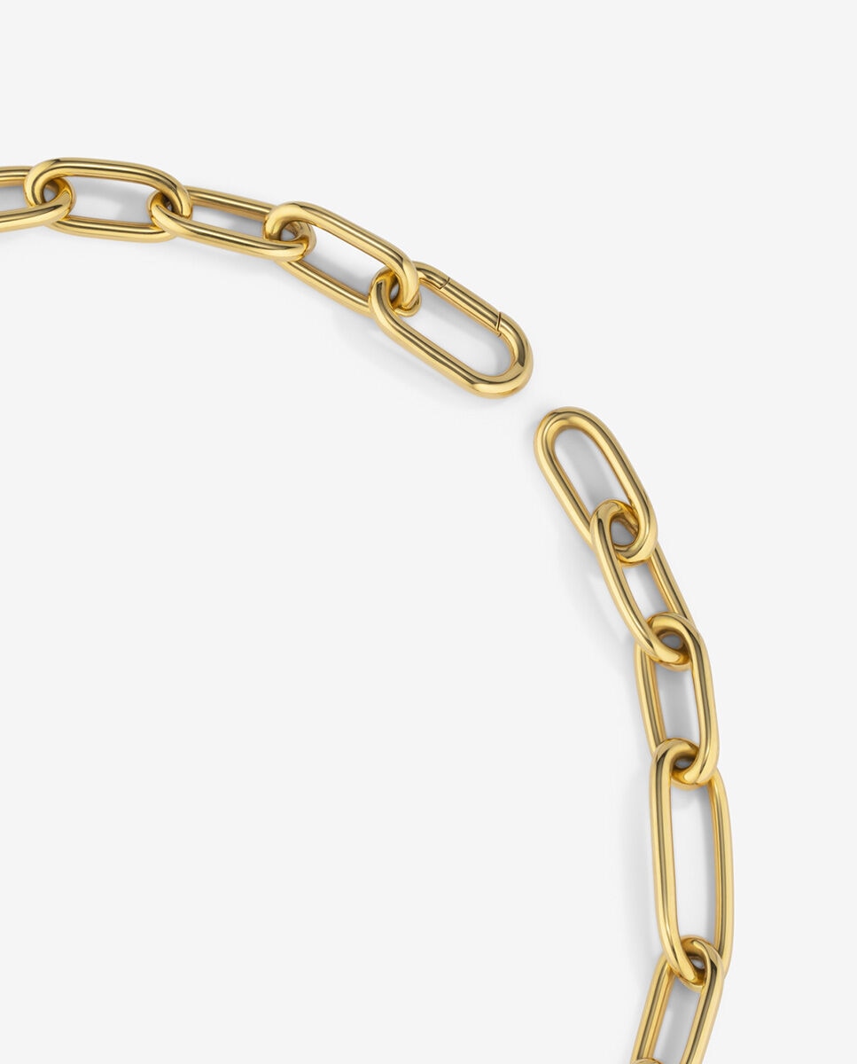 Collar eslabones extra grande - SUAREZ - Oro Oro-5