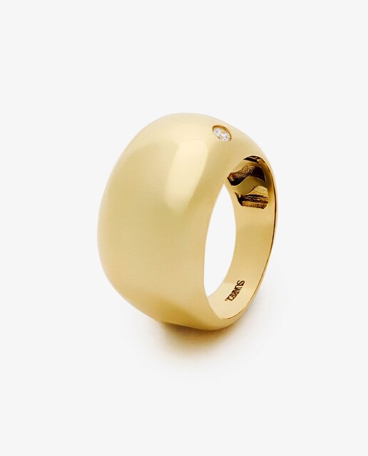 Imagen 0 de Anillo de oro 18K con diamante