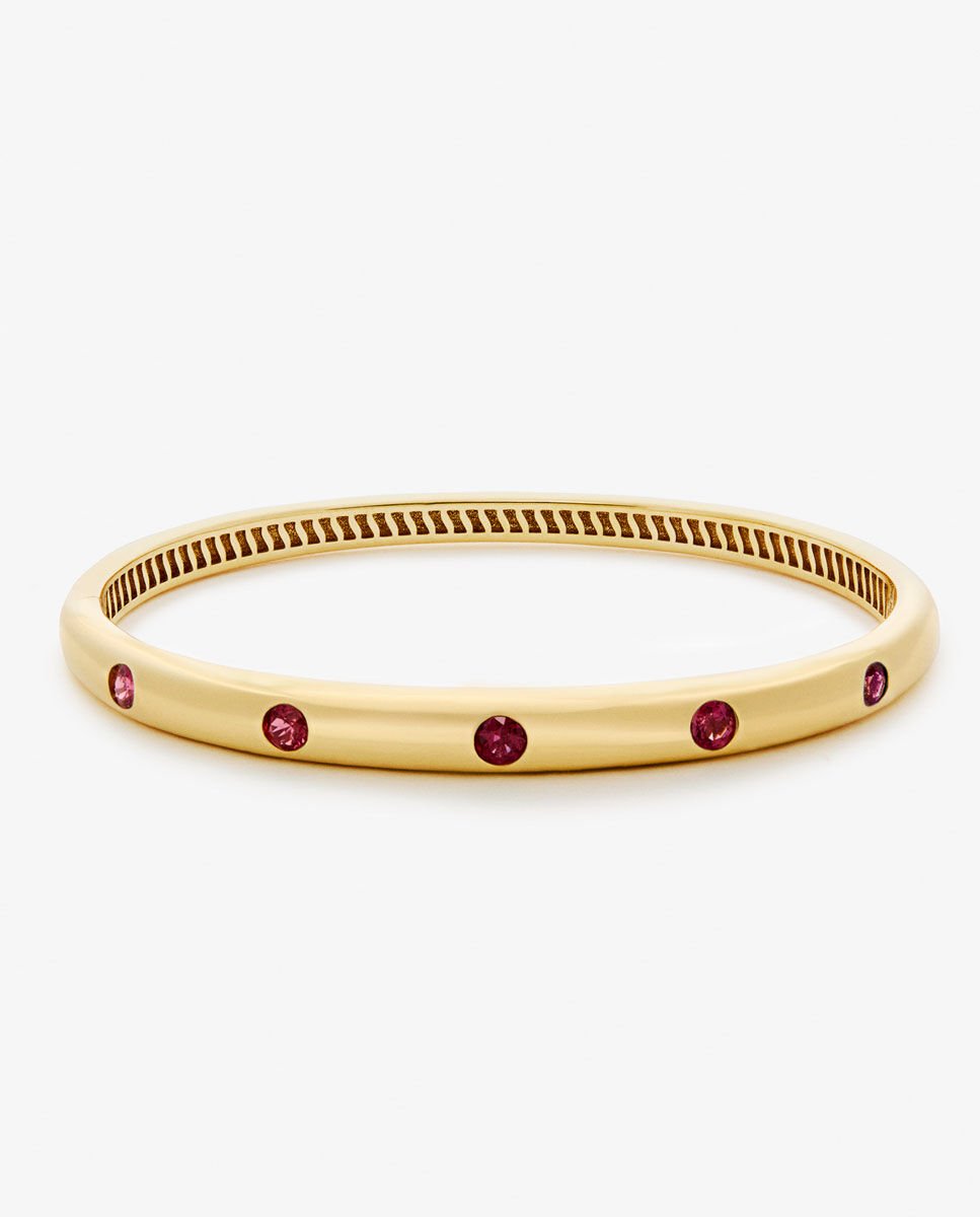 Pulsera de oro 18K con rubíes - SUAREZ - Rojo Rojo-1