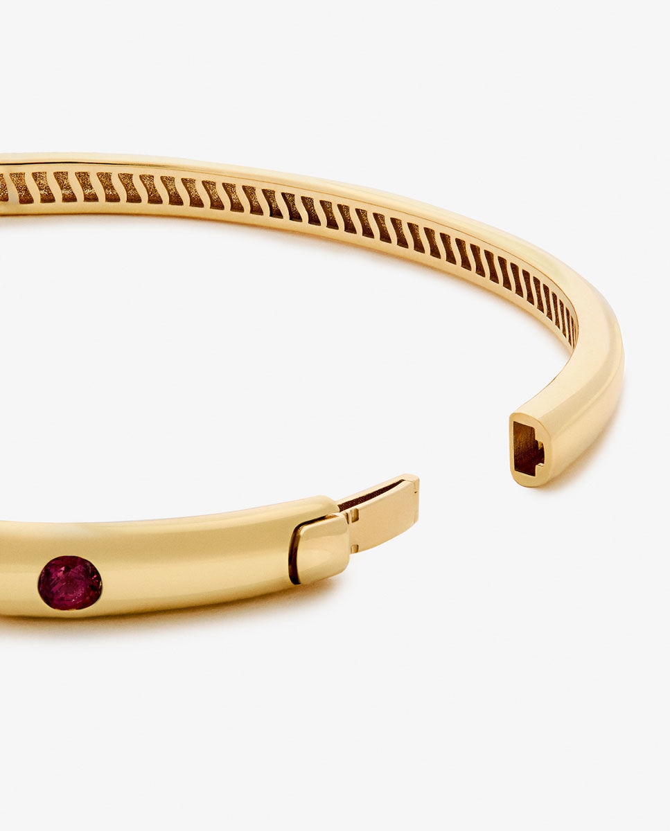 Pulsera de oro 18K con rubíes - SUAREZ - Rojo Rojo-5