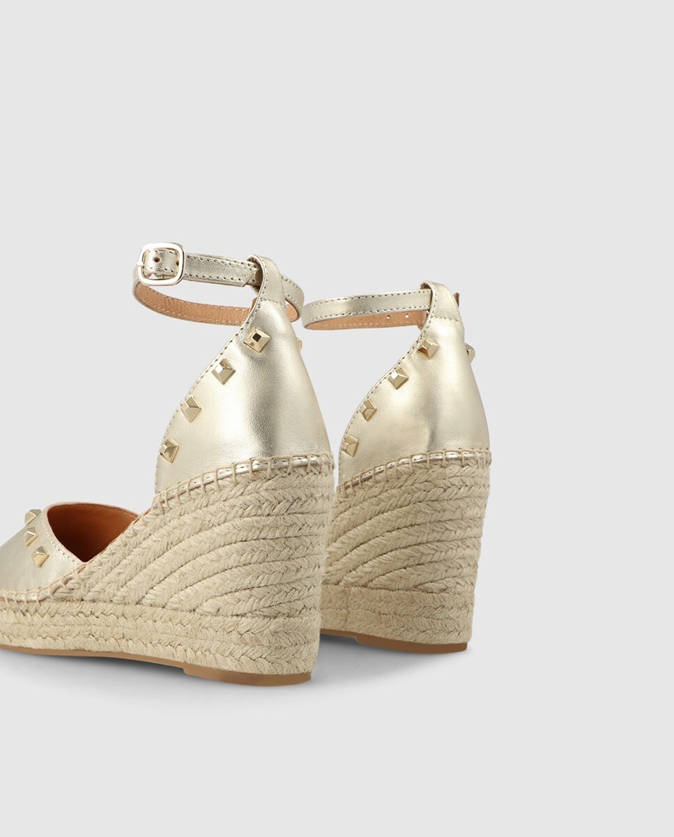 Dedo Gioseppo Alpargatas Lodi FINARI Para Mujer Cuña 8cm Verde