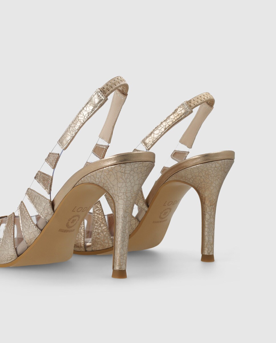 Moda Sandalias Doradas Lodi El Corte Ingles Sandalias Tacón