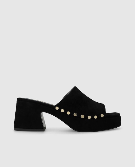 Imagen 0 de Sandalias de mujer en ante con plataforma
