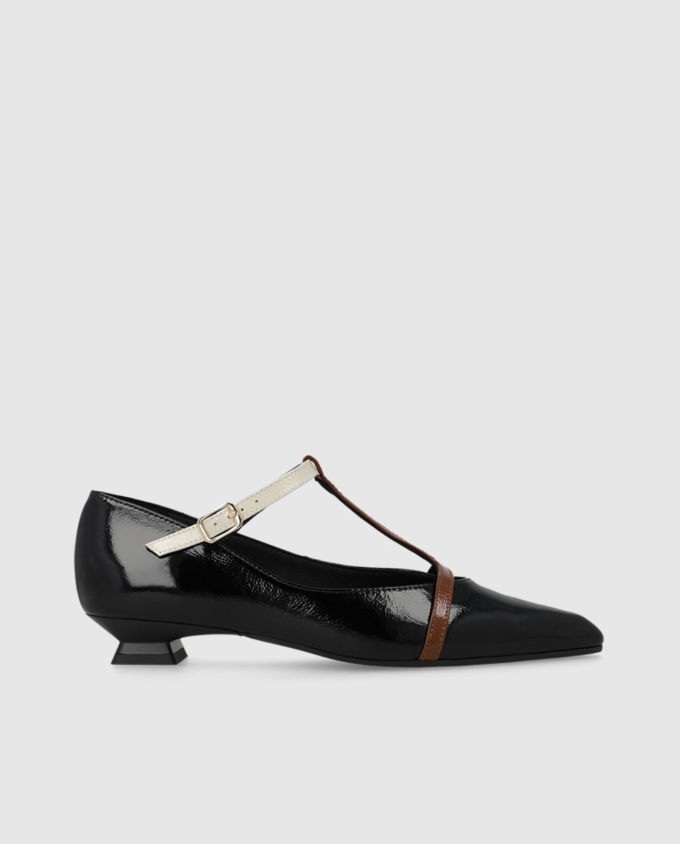 Merceditas de mujer en charol - Lodi - Negro Negro-1