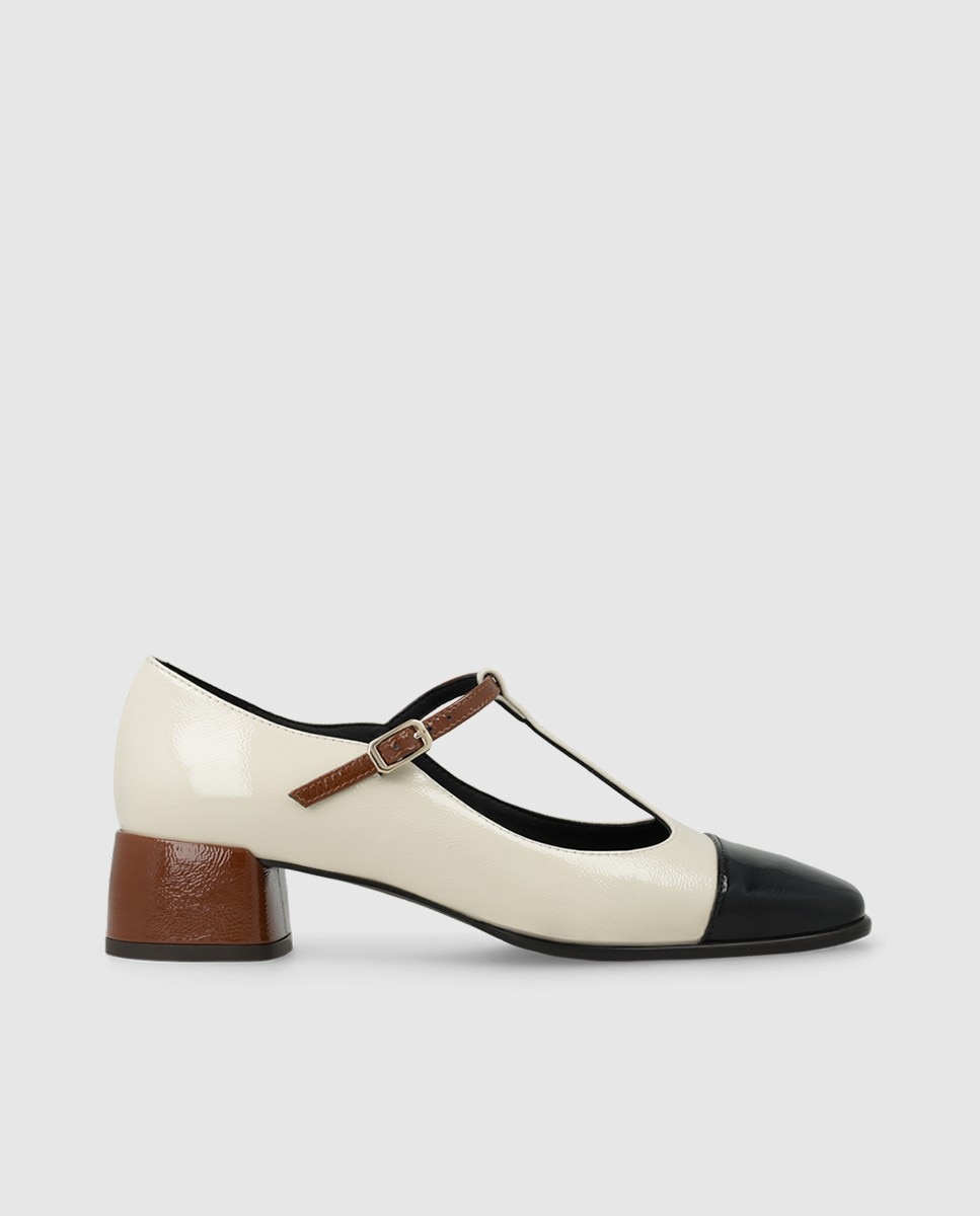 Lodi - Zapatos de salón de mujer piel combinada.