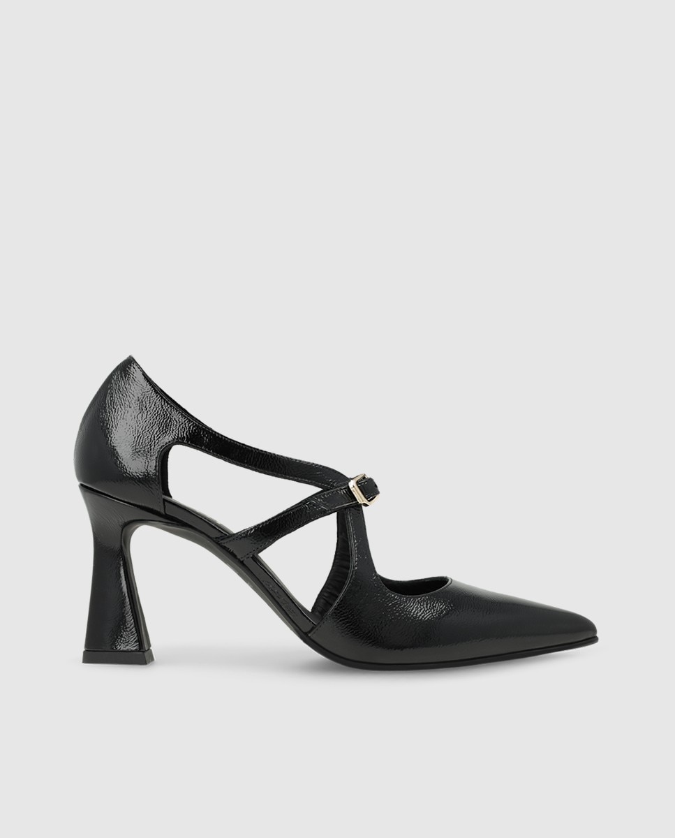 Imagen 1 de Zapatos de mujer en piel acharolada con tacón - Lodi - Negro Negro