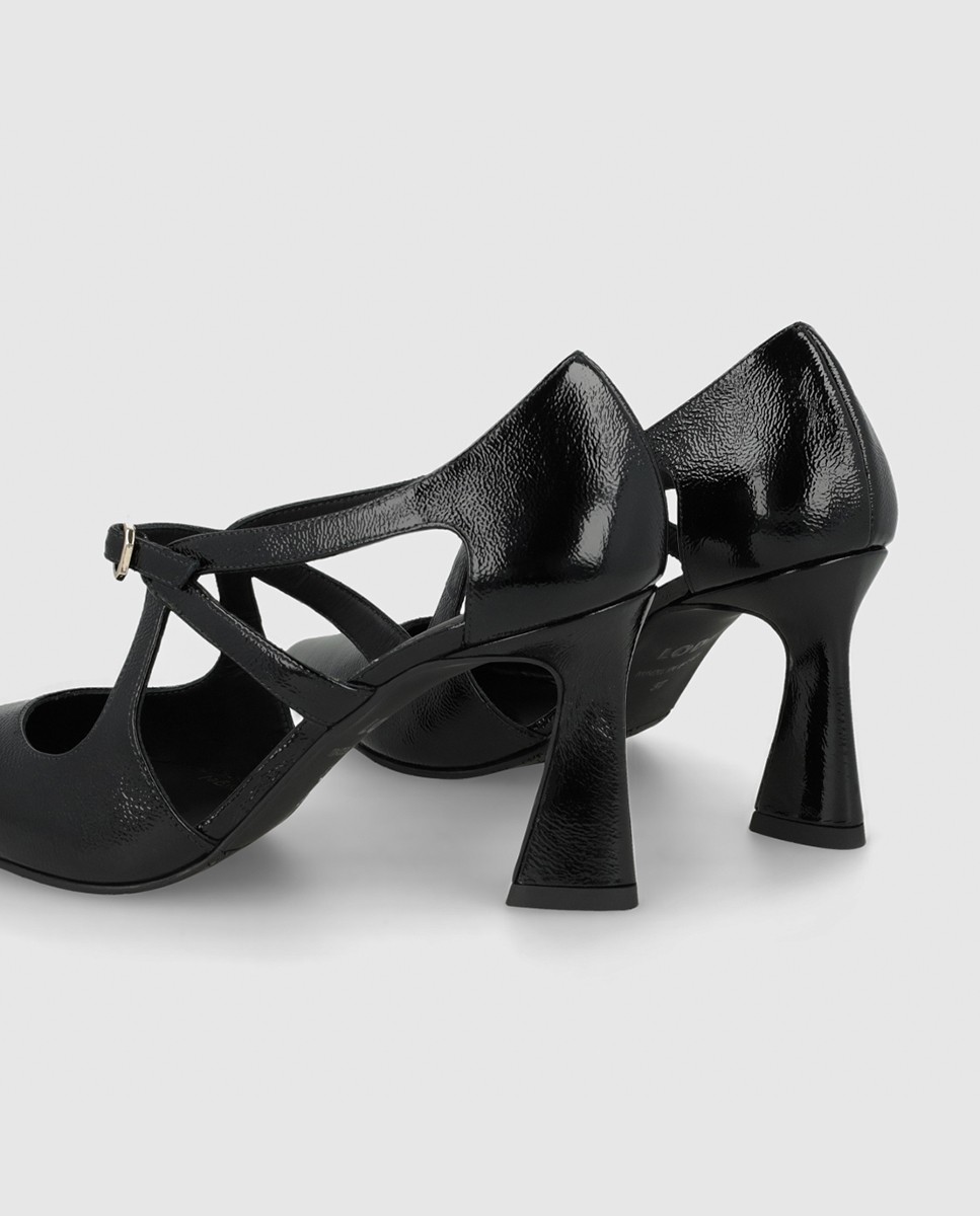Imagen 2 de Zapatos de mujer en piel acharolada con tacón - Lodi - Negro Negro