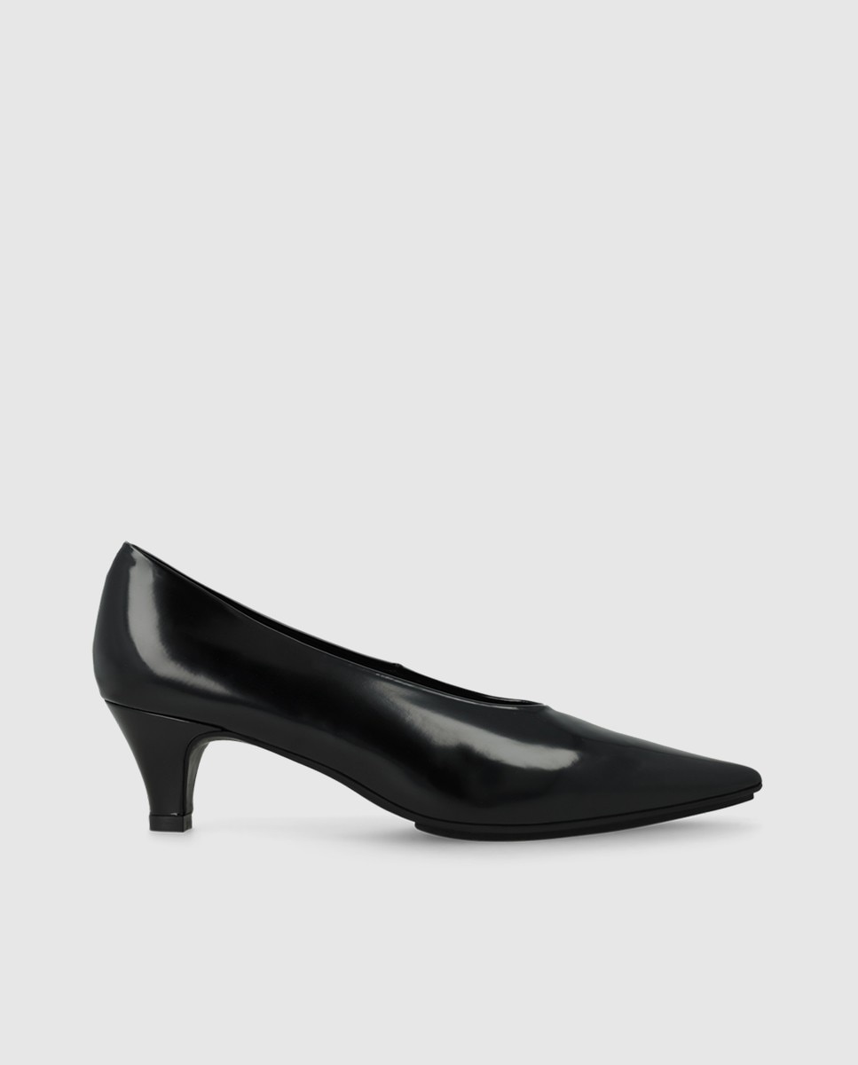Lodi - Zapatos de salón de mujer en tejido efecto piel con escote alto.