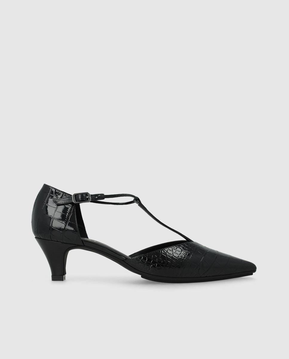 Lodi - Zapatos de salón de mujer en piel grabadatipo merceditas.