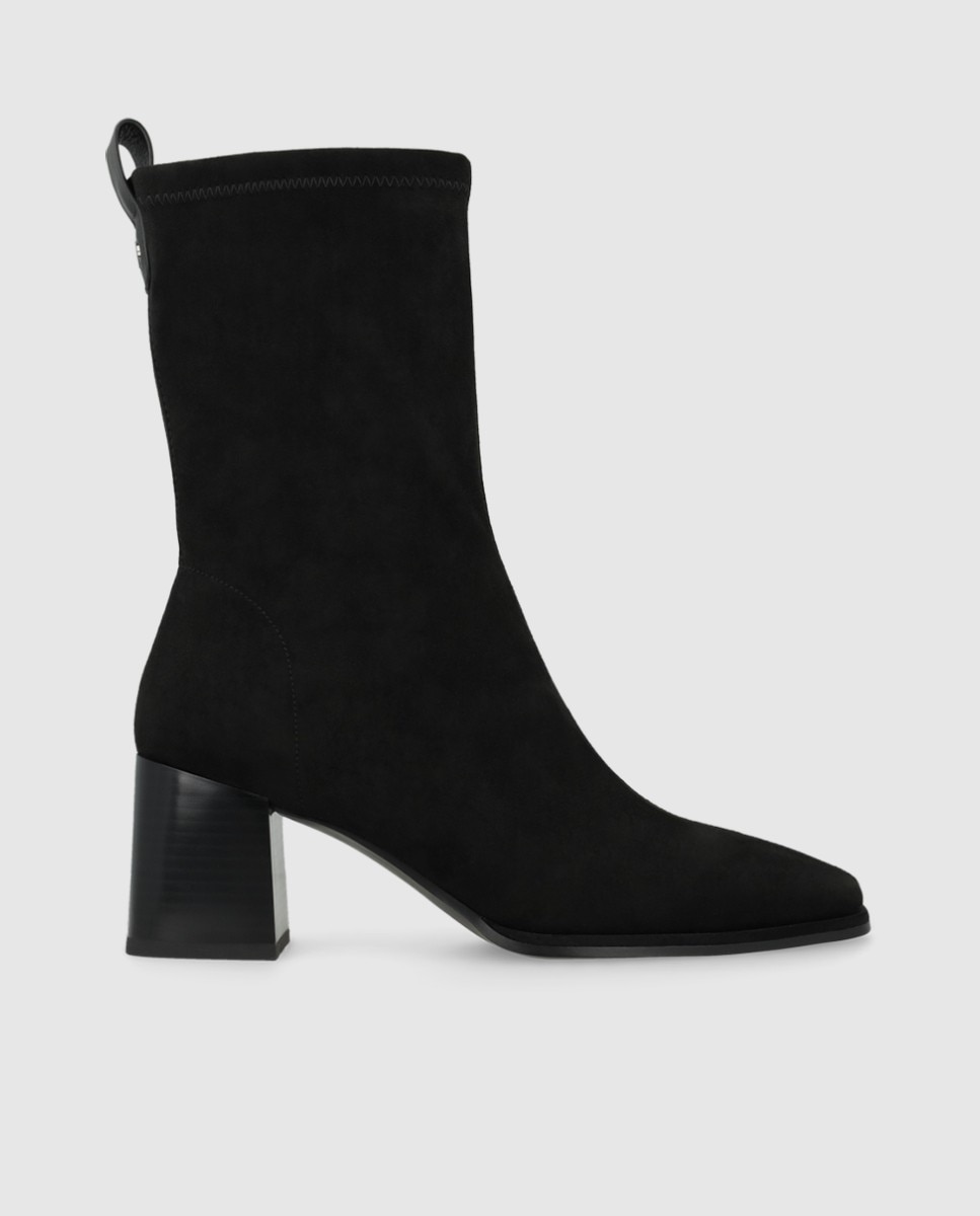 Lodi - Botines de mujer en antelina con tacón.