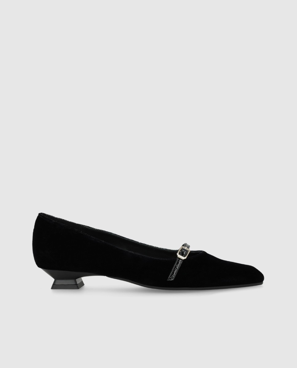 Imagen 1 de Zapatos de salón de mujer en terciopelo - Lodi - Negro Negro