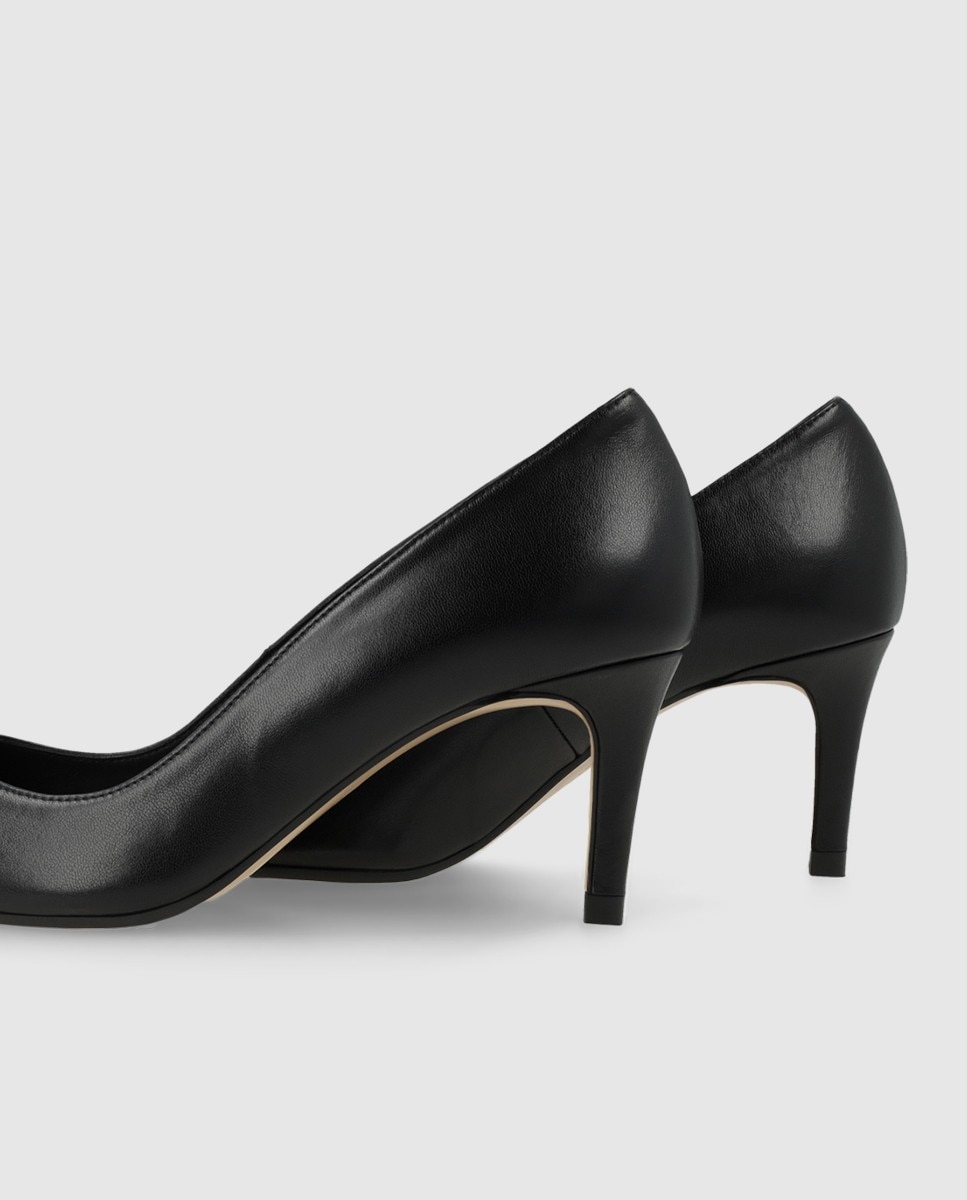 Imagen 2 de Zapatos de salón de mujer en piel con tacón - Lodi - Negro Negro
