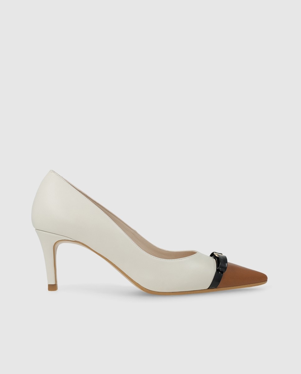 Lodi - Zapatos de salón de mujer en piel con lazo.